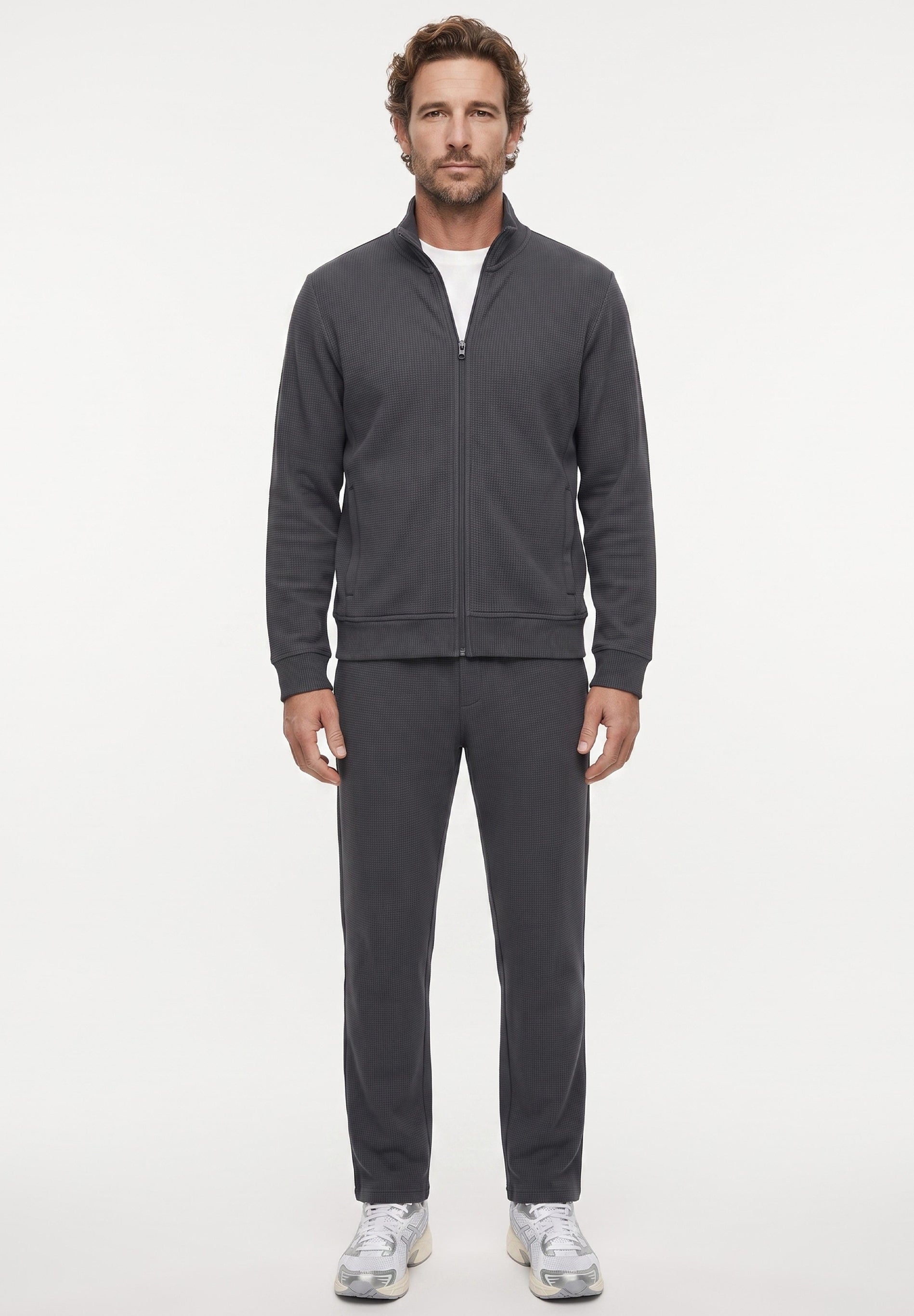 JORRIN | Waffel-Jacke aus Bio-Baumwolle & recyceltem Polyester