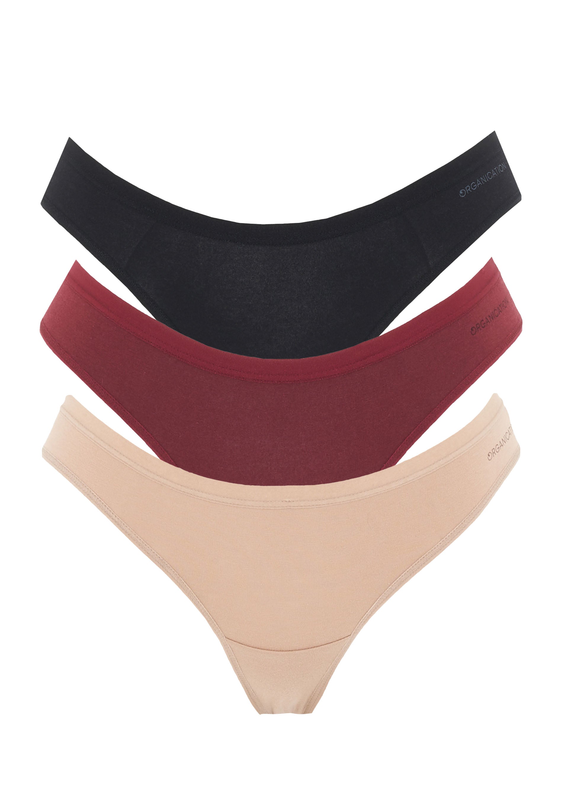 KAVINN | Tanga aus Bio-Baumwolle und TENCEL™ Modal im 3er-Pack