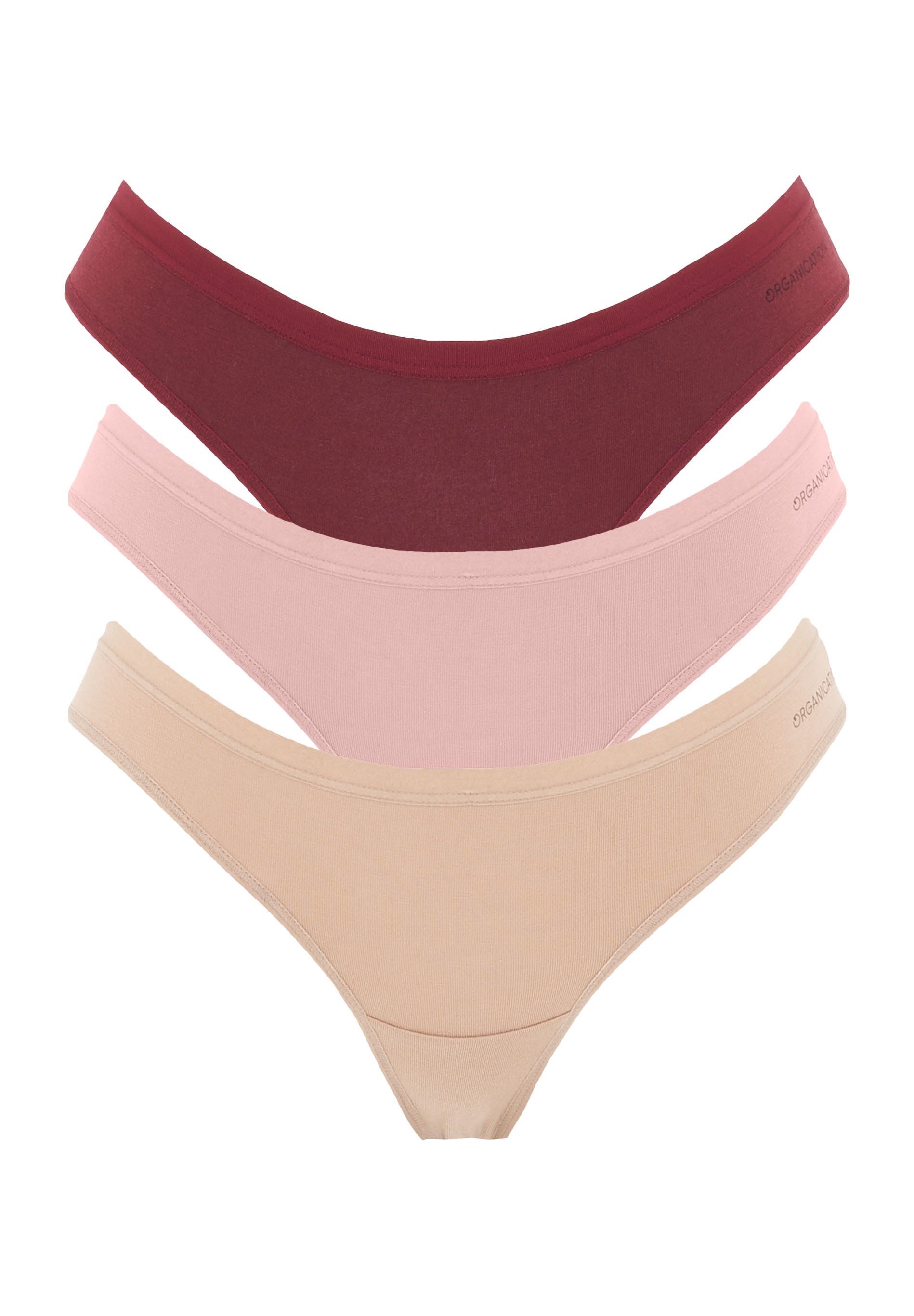 KAVINN | Tanga aus Bio-Baumwolle und TENCEL™ Modal im 3er-Pack