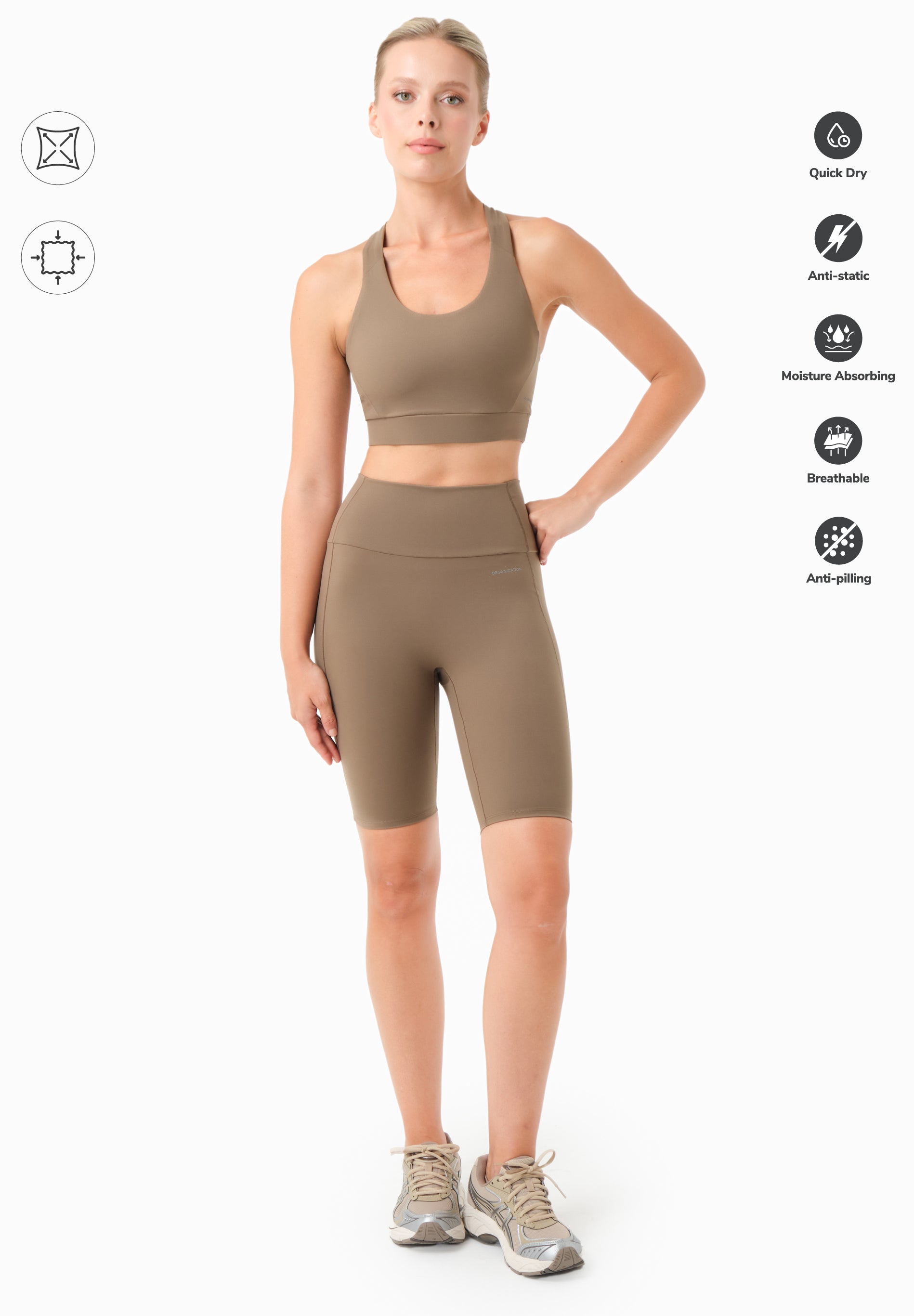 LESSLEY | Biker-Shorts aus recyceltem Polyamid