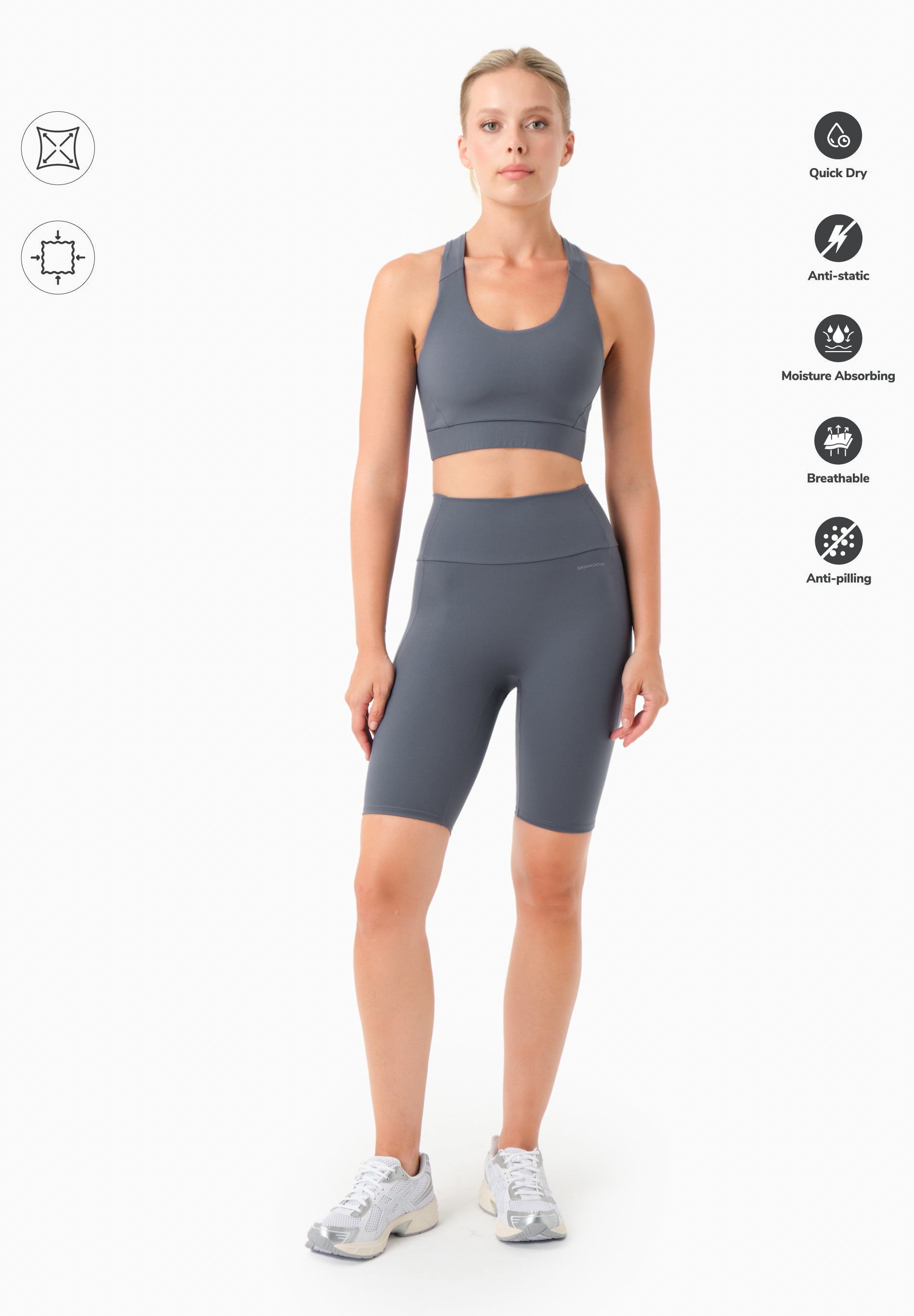 LESSLEY | Biker-Shorts aus recyceltem Polyamid