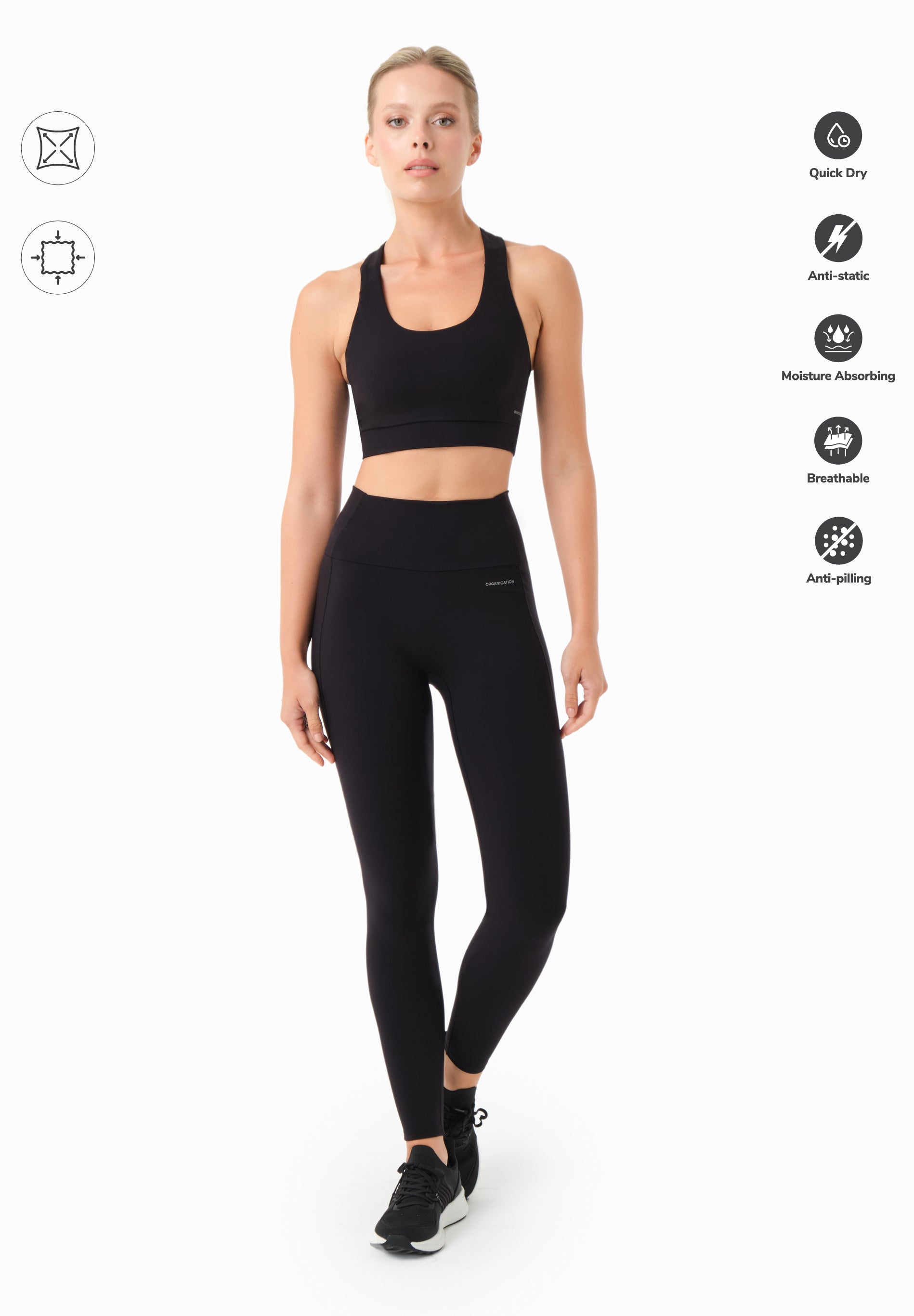 LINNDA | High Waist Leggings aus recyceltem Polyamid