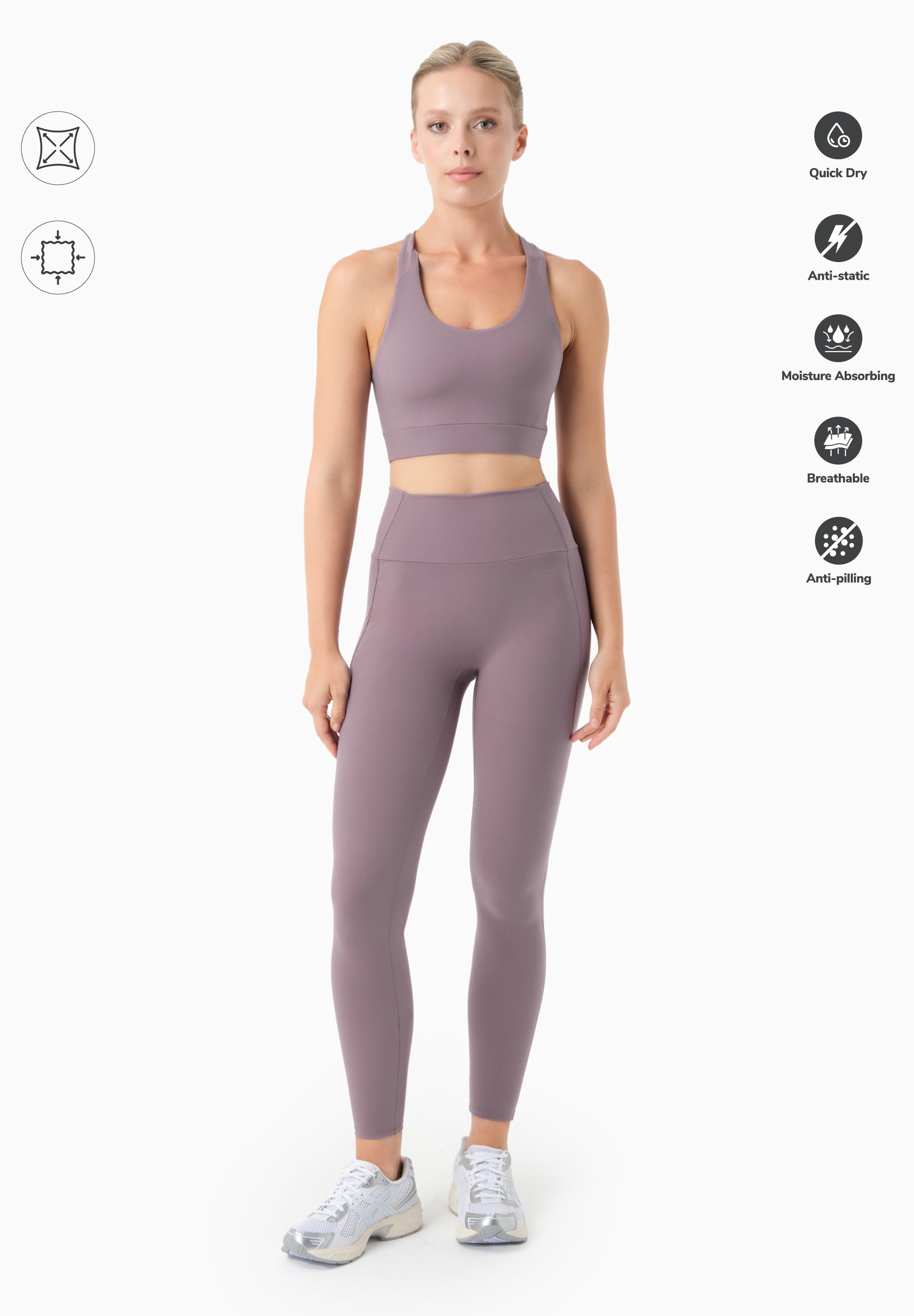 LINNDA | High Waist Leggings aus recyceltem Polyamid