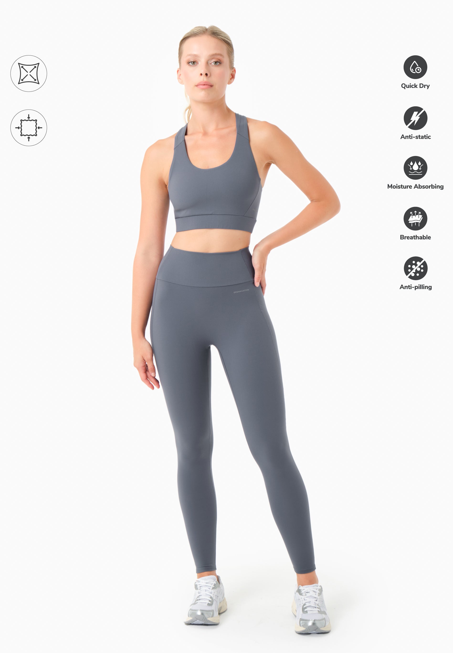 LINNDA | High Waist Leggings aus recyceltem Polyamid