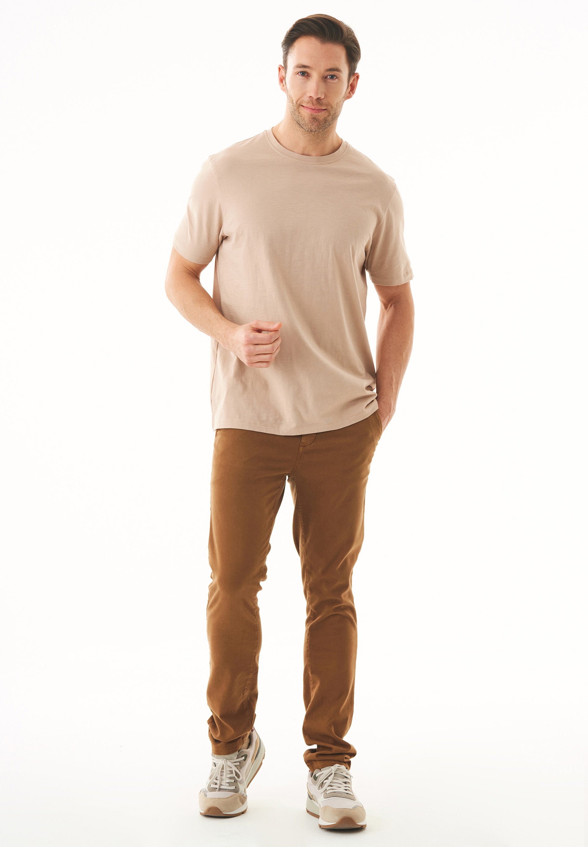 Basic T-Shirt aus Bio-Baumwolle