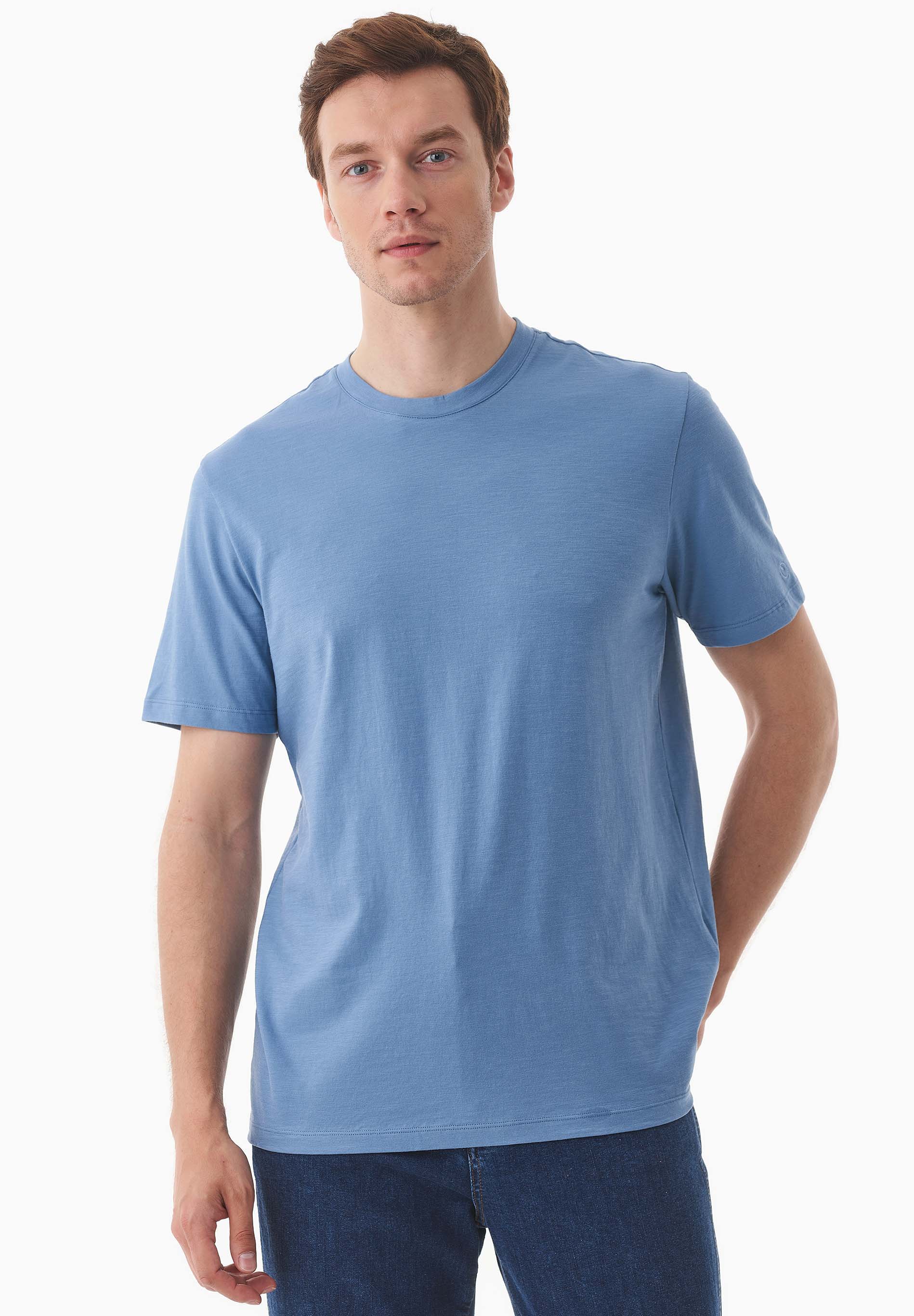 Basic T-Shirt aus Bio-Baumwolle