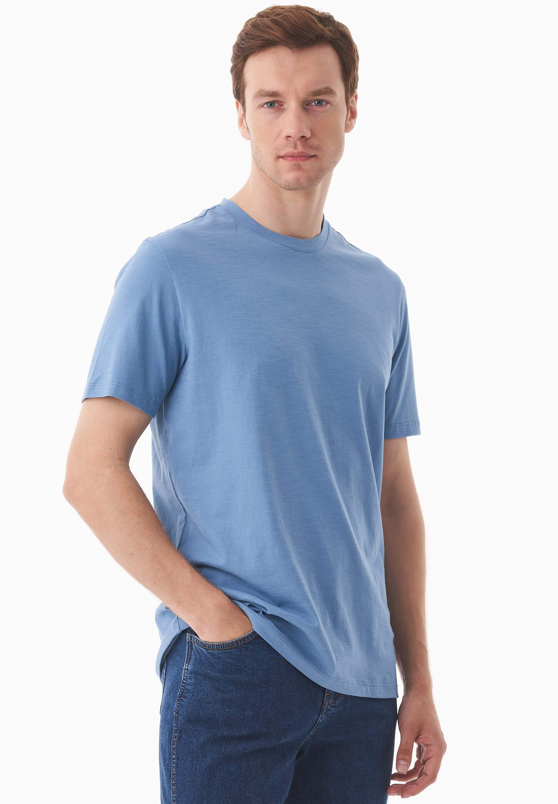 Basic T-Shirt aus Bio-Baumwolle