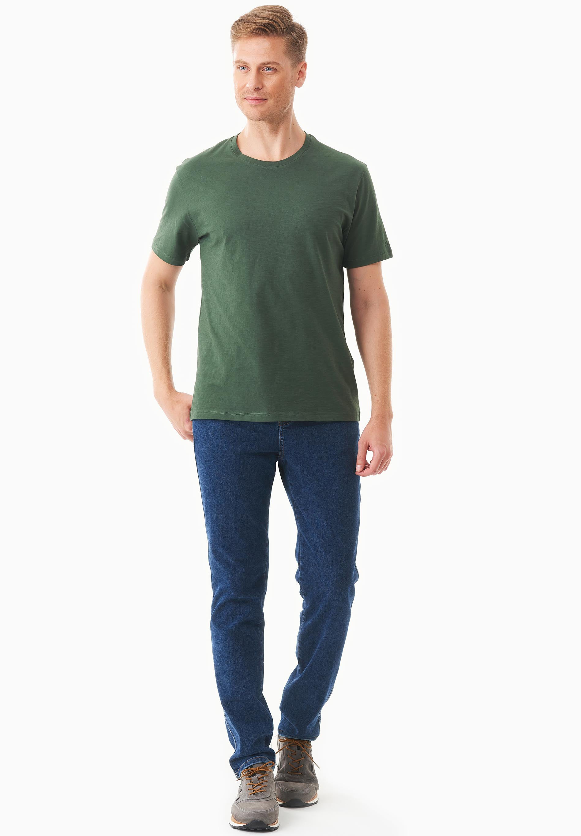 Basic T-Shirt aus Bio-Baumwolle