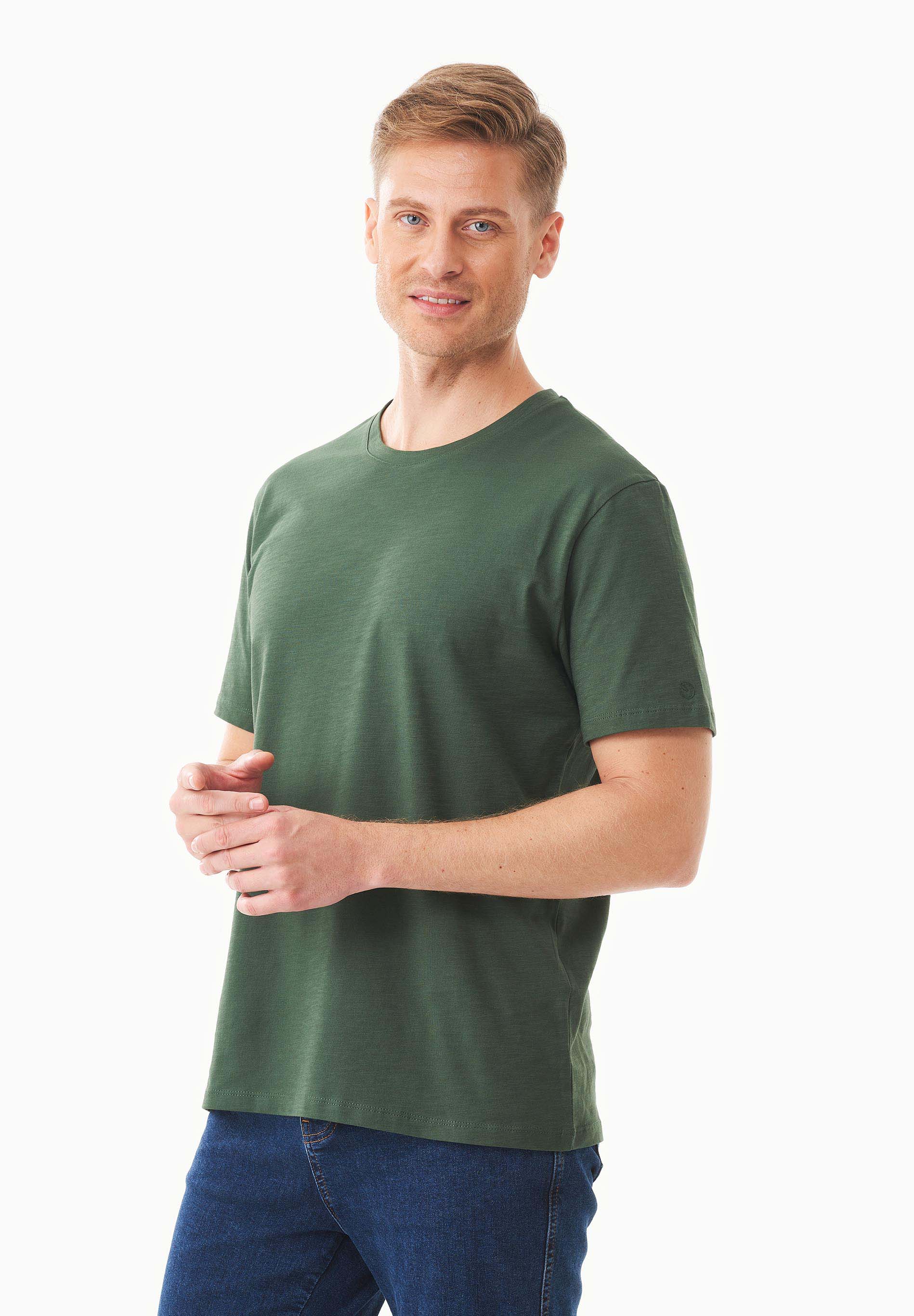 Basic T-Shirt aus Bio-Baumwolle