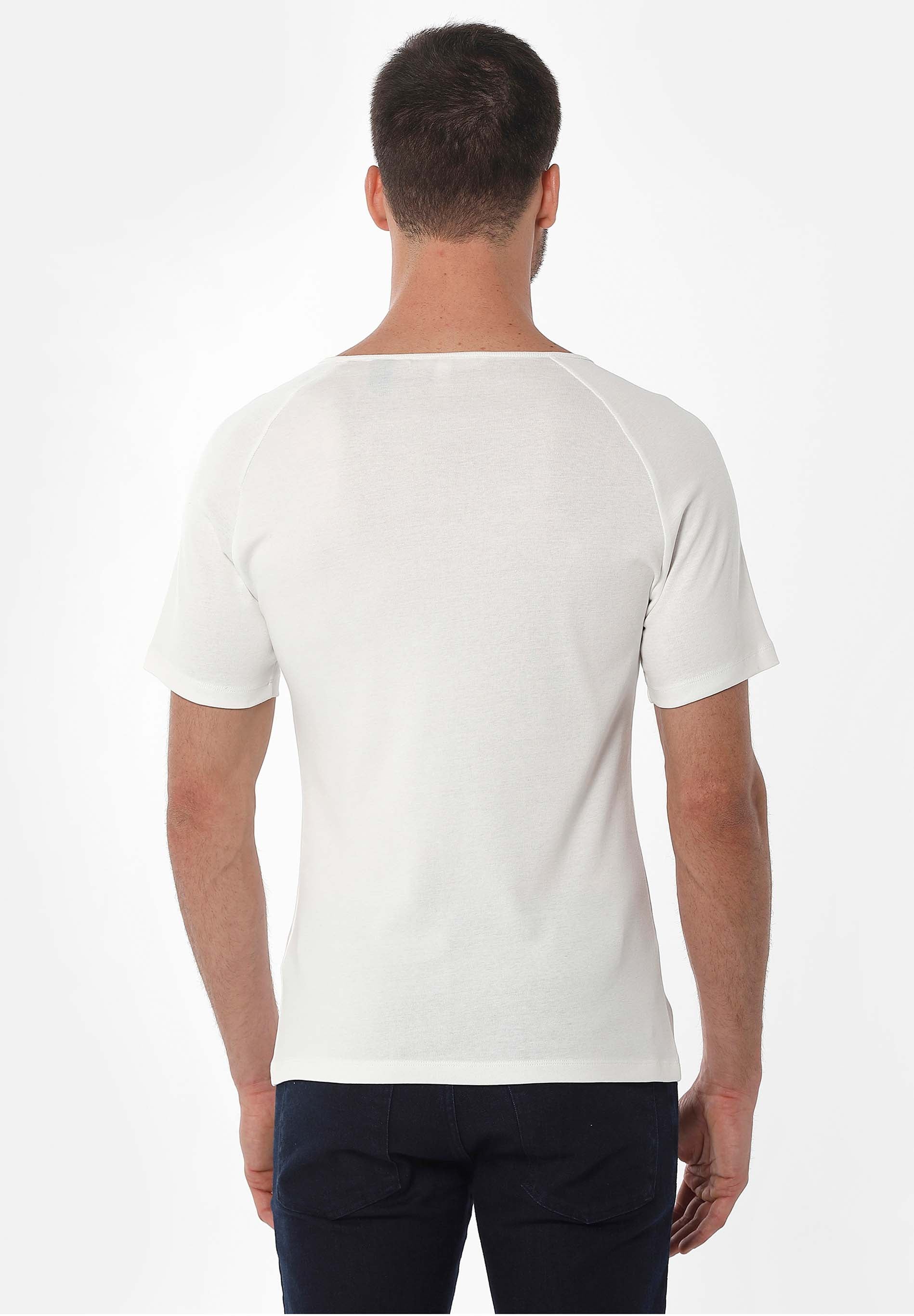 Henley-Shirt aus Bio-Baumwolle mit Raglanärmeln