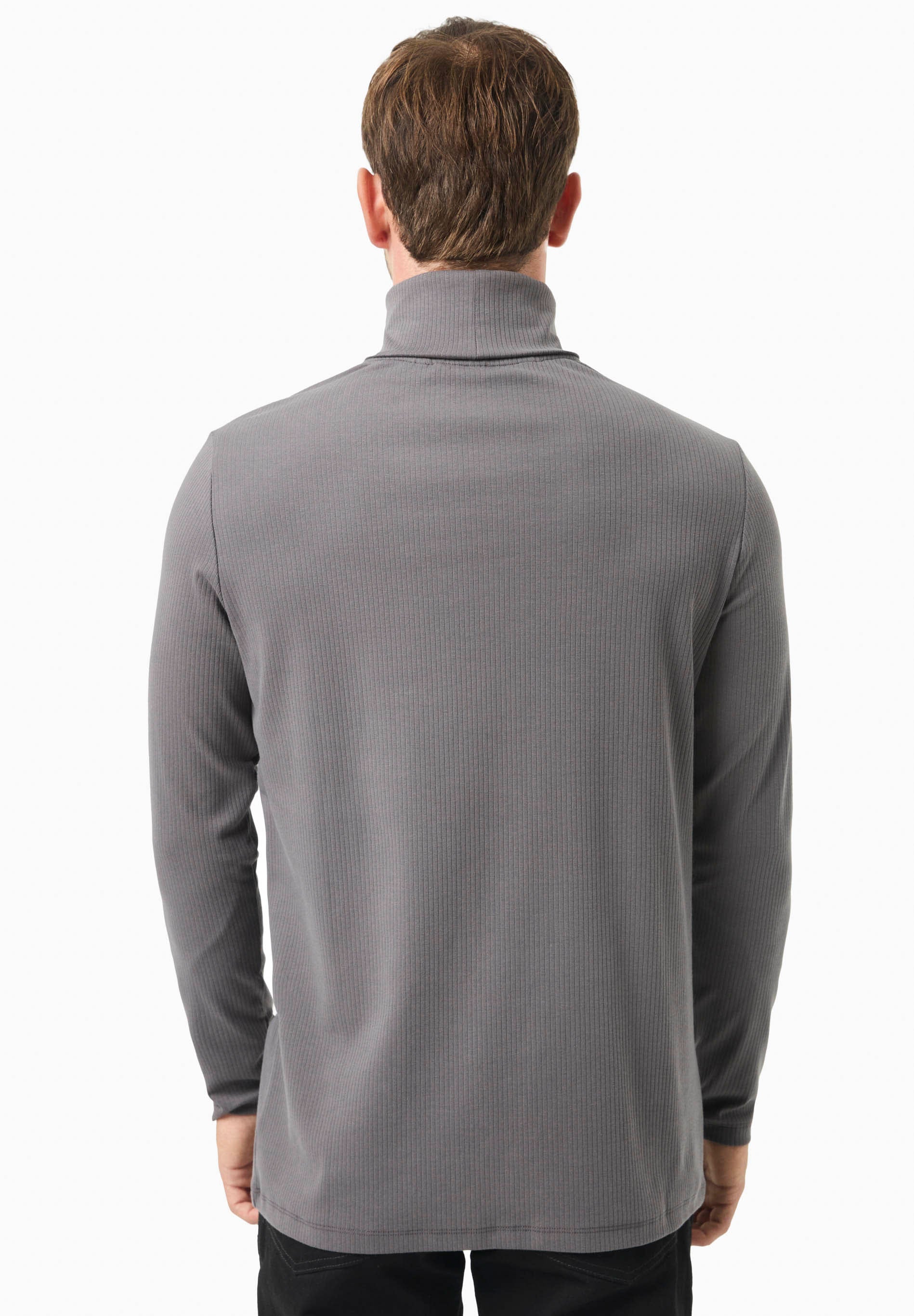 Rollkragenshirt aus Bio-Baumwolle