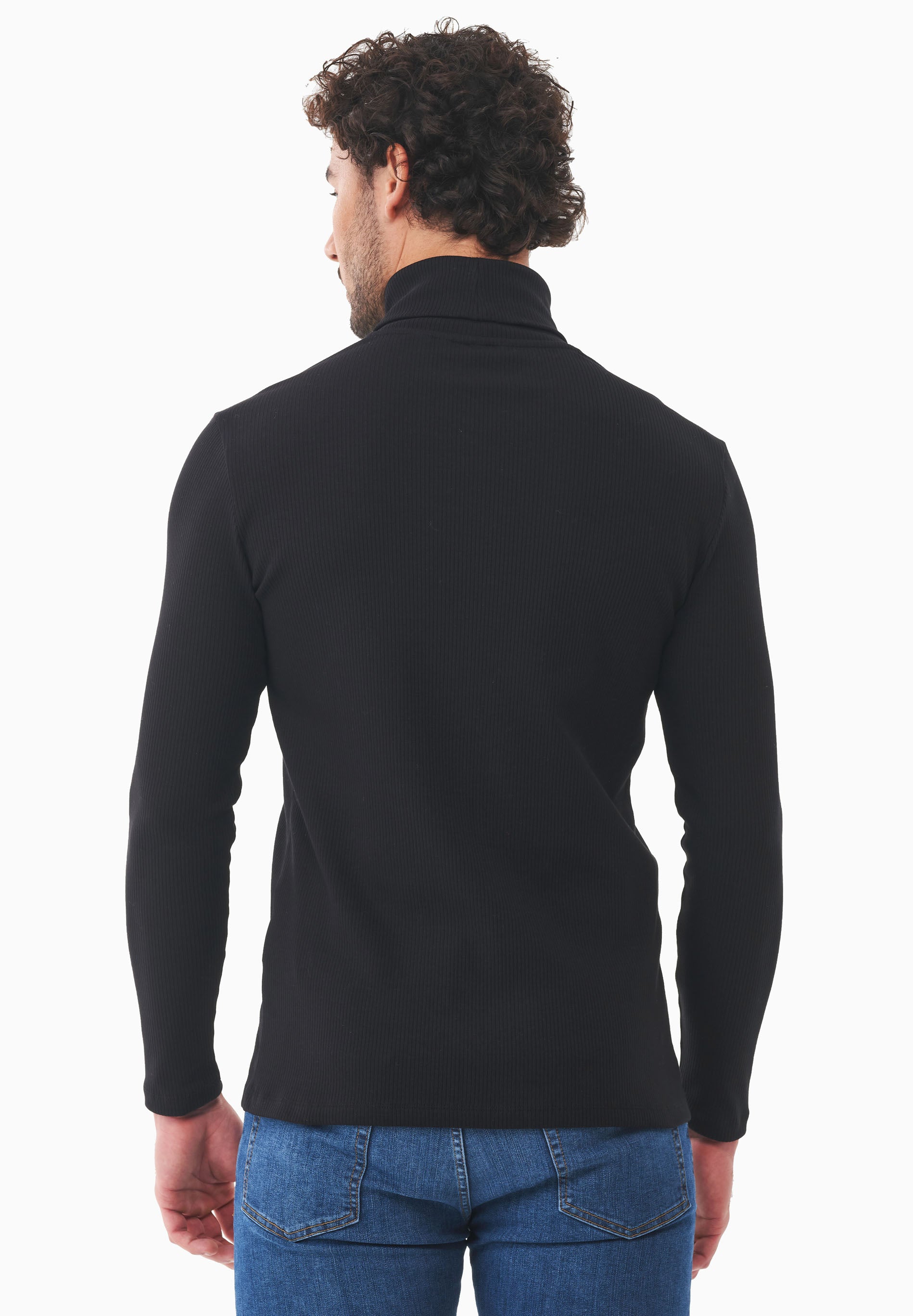 Rollkragenshirt aus Bio-Baumwolle