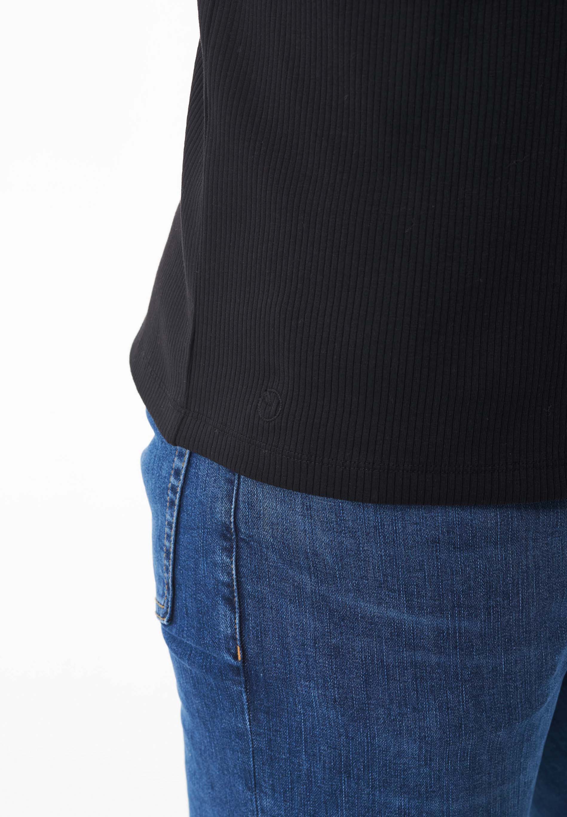 Rollkragenshirt aus Bio-Baumwolle