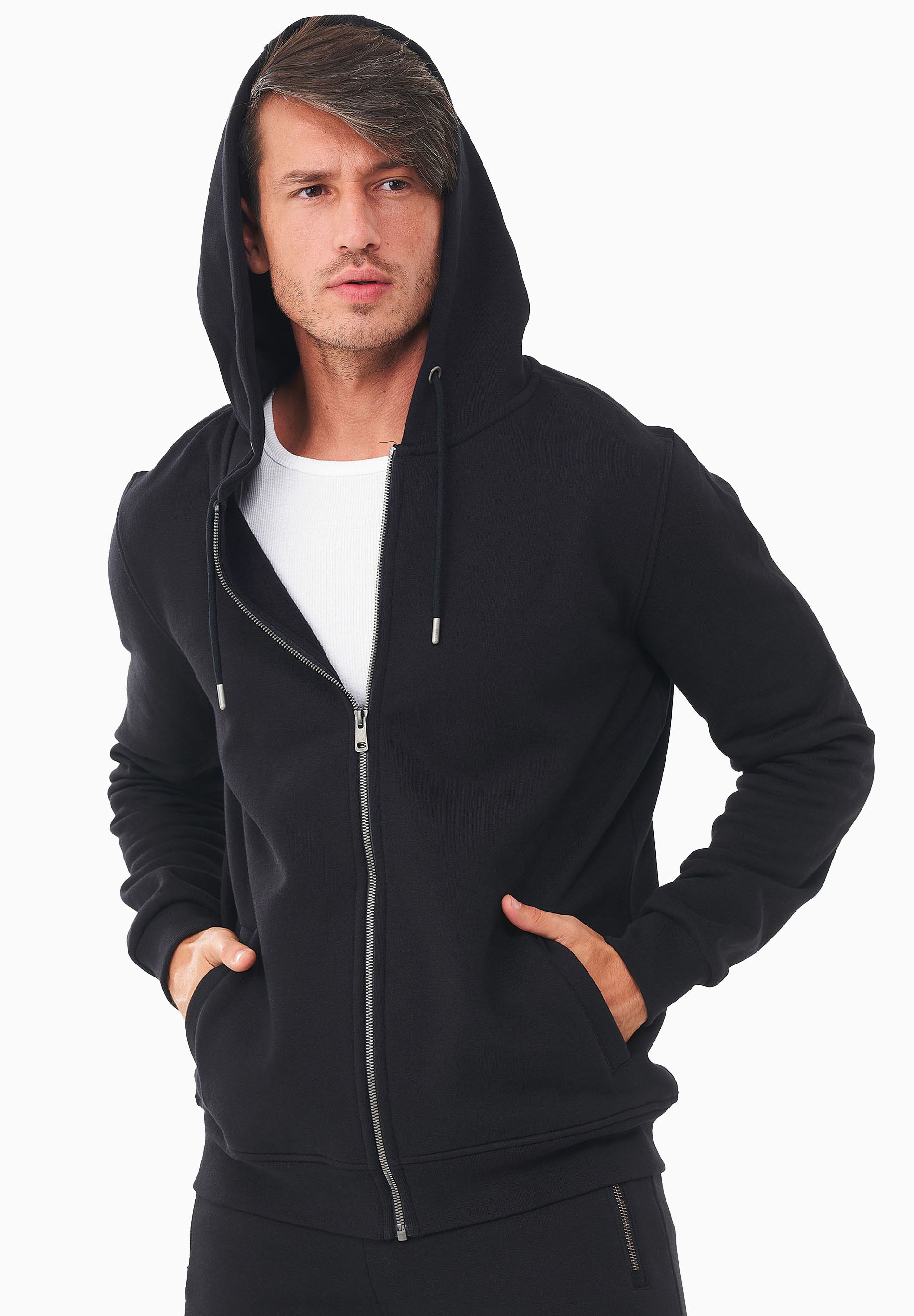 Sweatjacke aus Bio-Baumwolle
