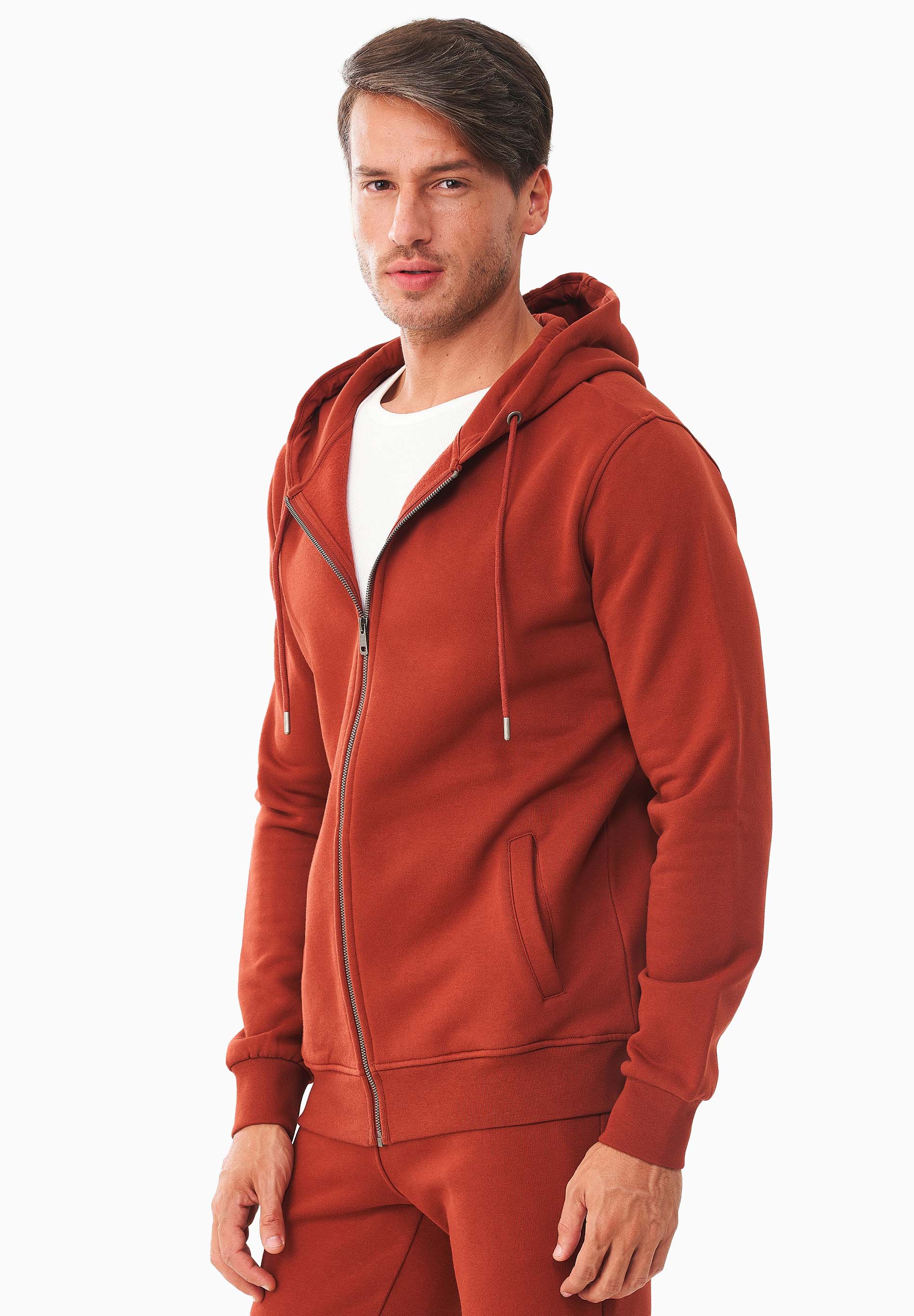 Sweatjacke aus Bio-Baumwolle