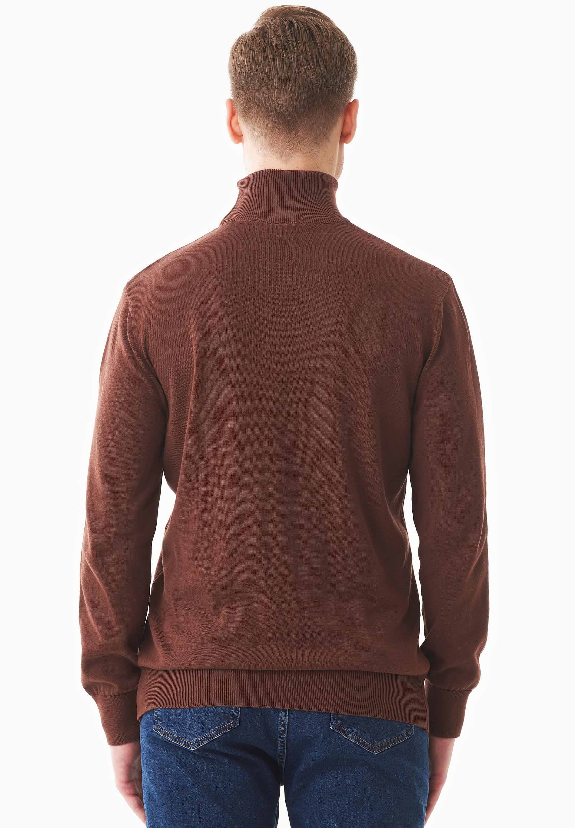 Rollkragenpullover aus Bio-Baumwolle