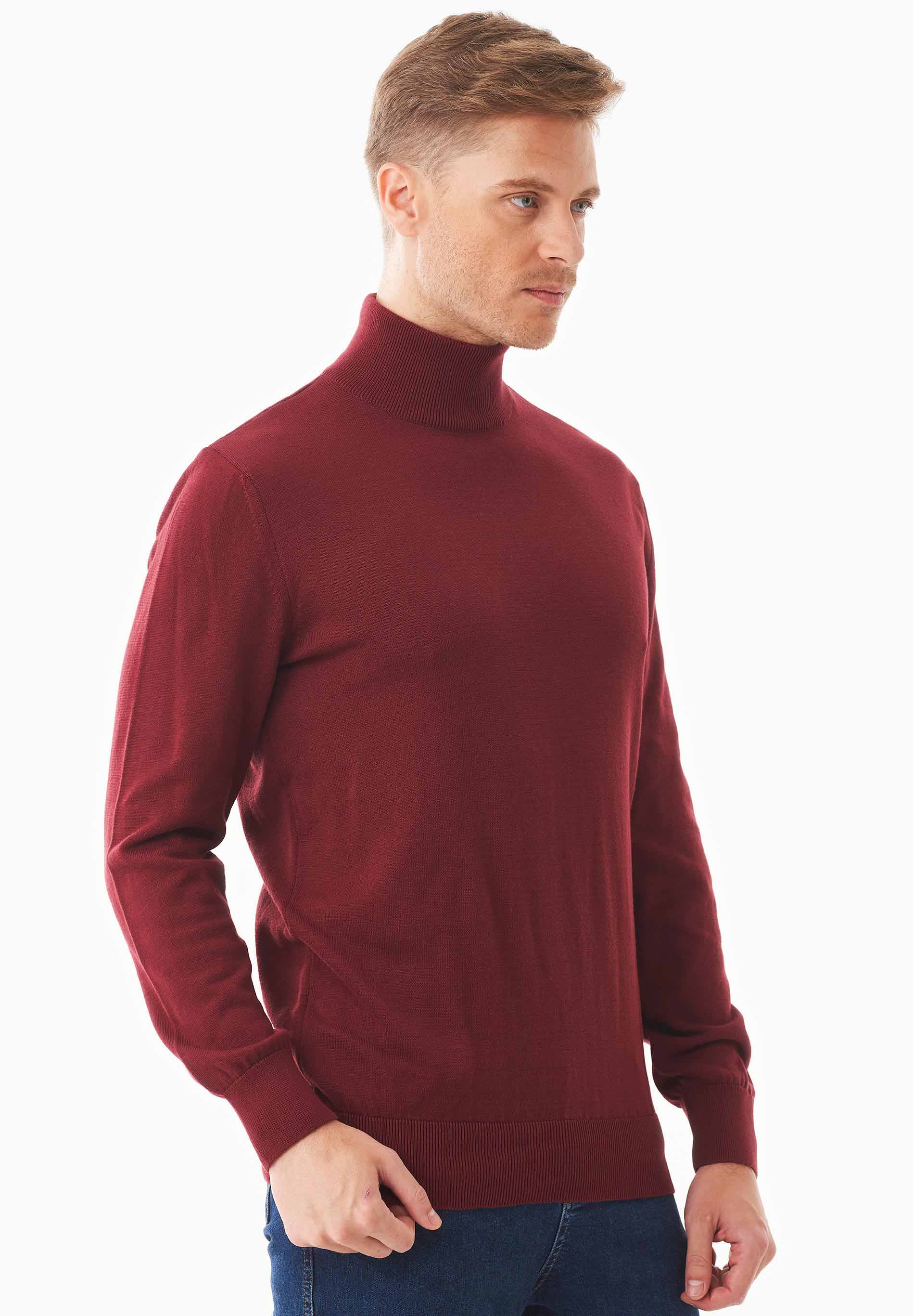 Rollkragenpullover aus Bio-Baumwolle