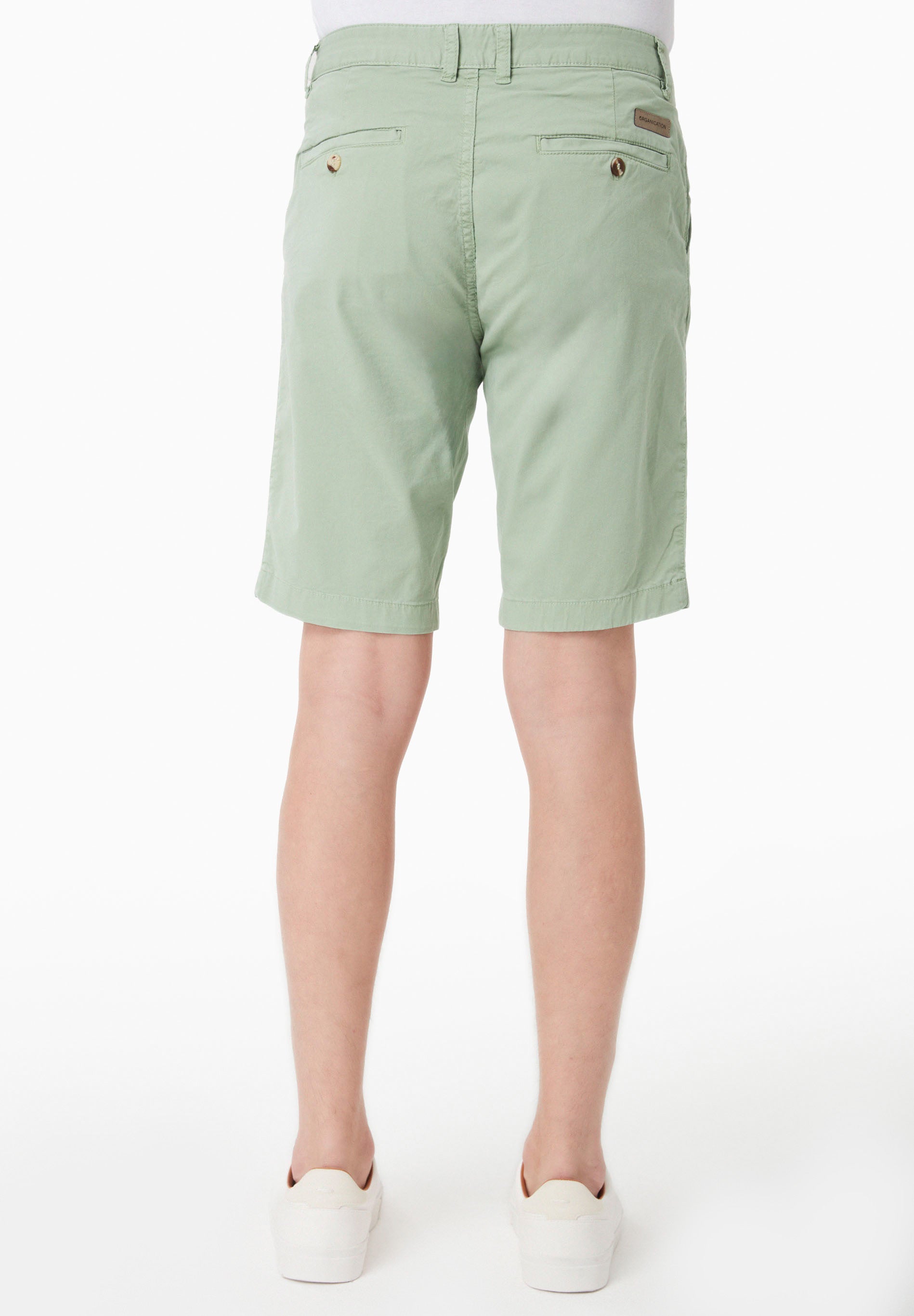 Slim-Fit Shorts aus Bio-Baumwolle
