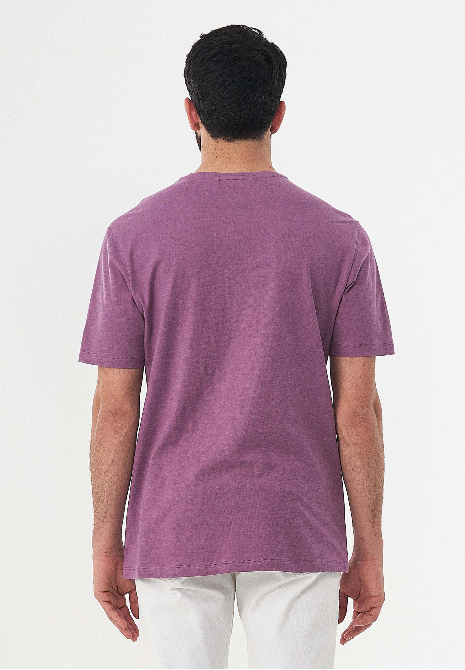 T-Shirt aus Bio-Baumwolle mit Kamera-Print