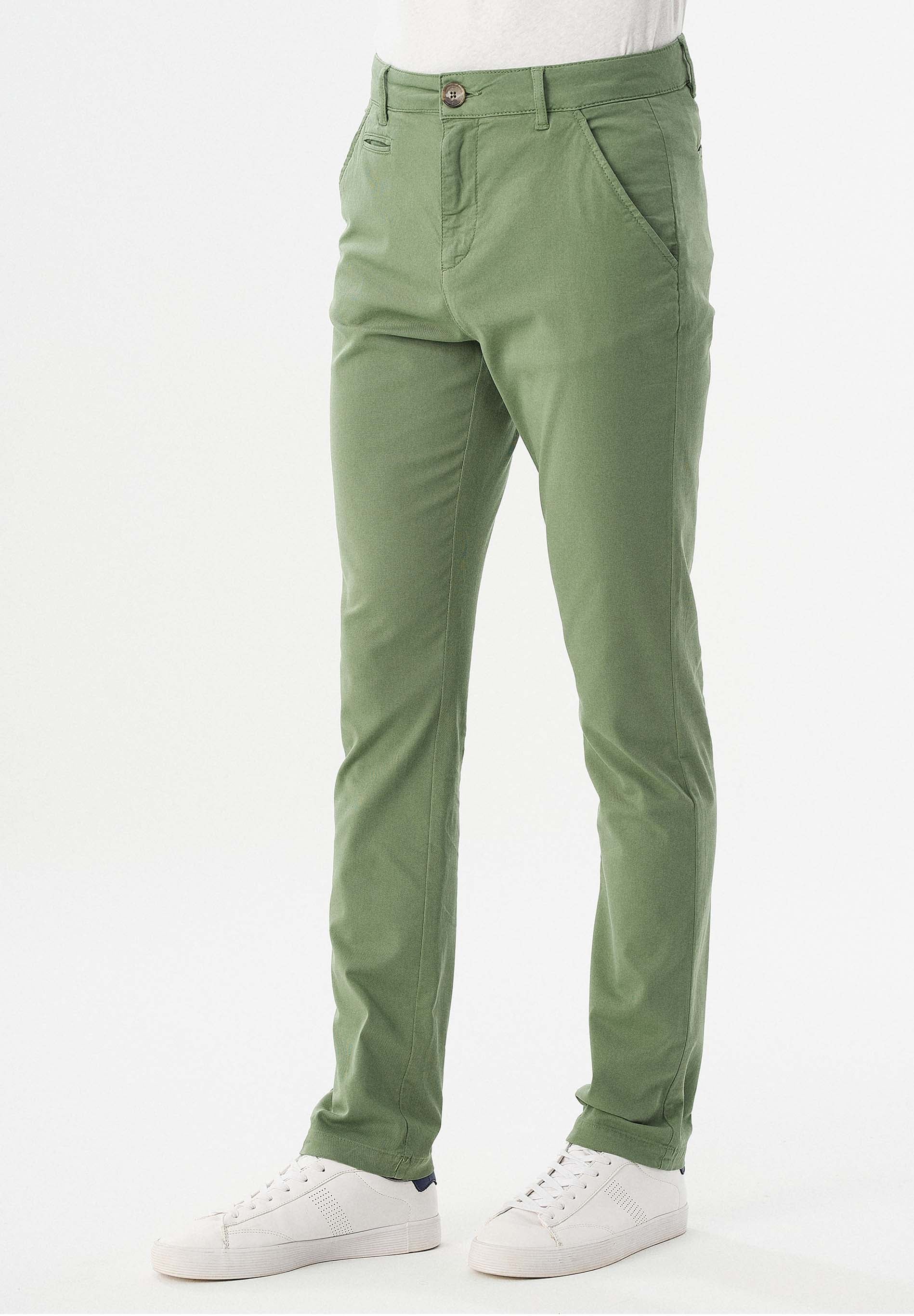 Slim Chino-Hose aus Bio-Baumwolle