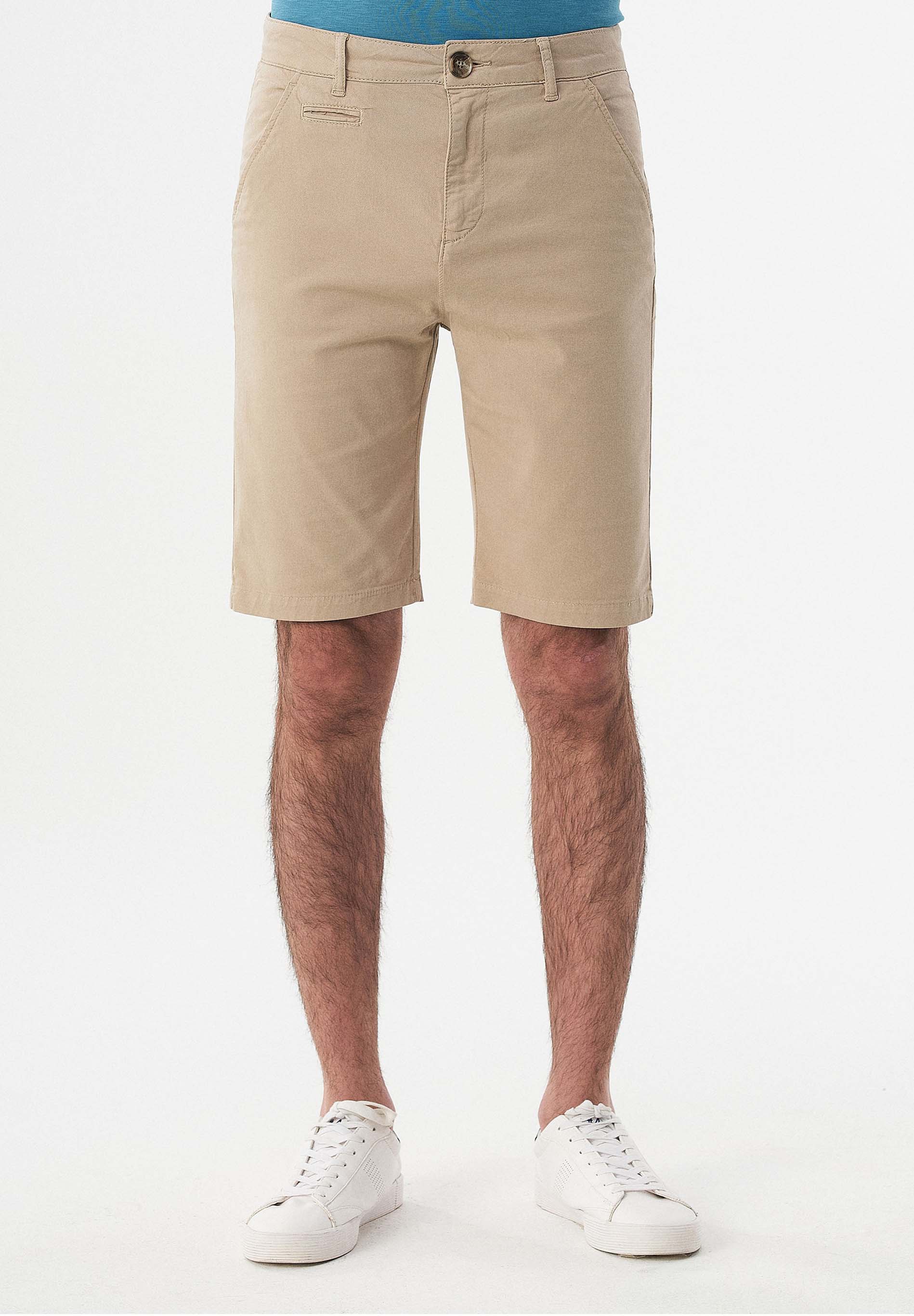 Slim Chino-Shorts aus Bio-Baumwolle