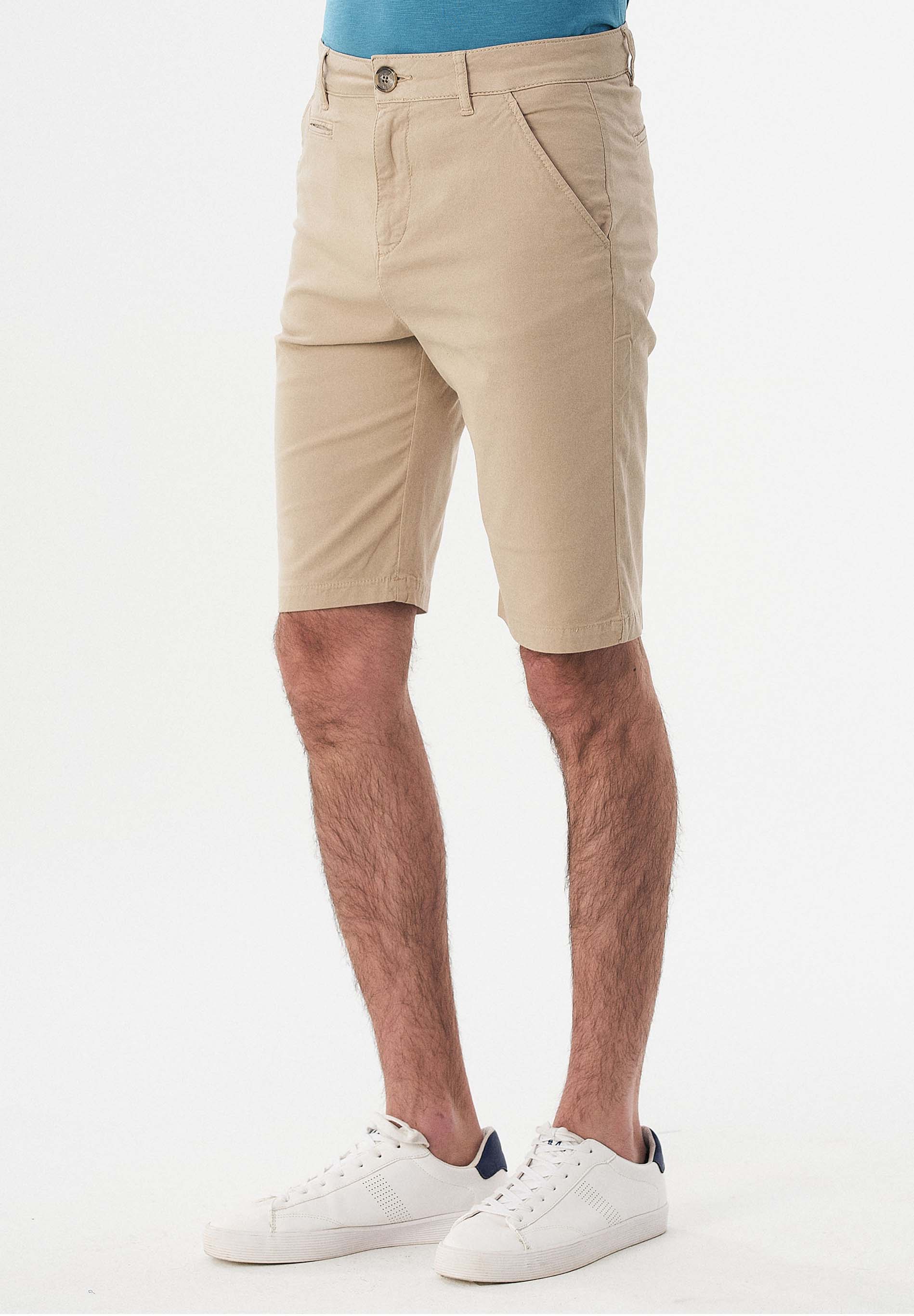 Slim Chino-Shorts aus Bio-Baumwolle