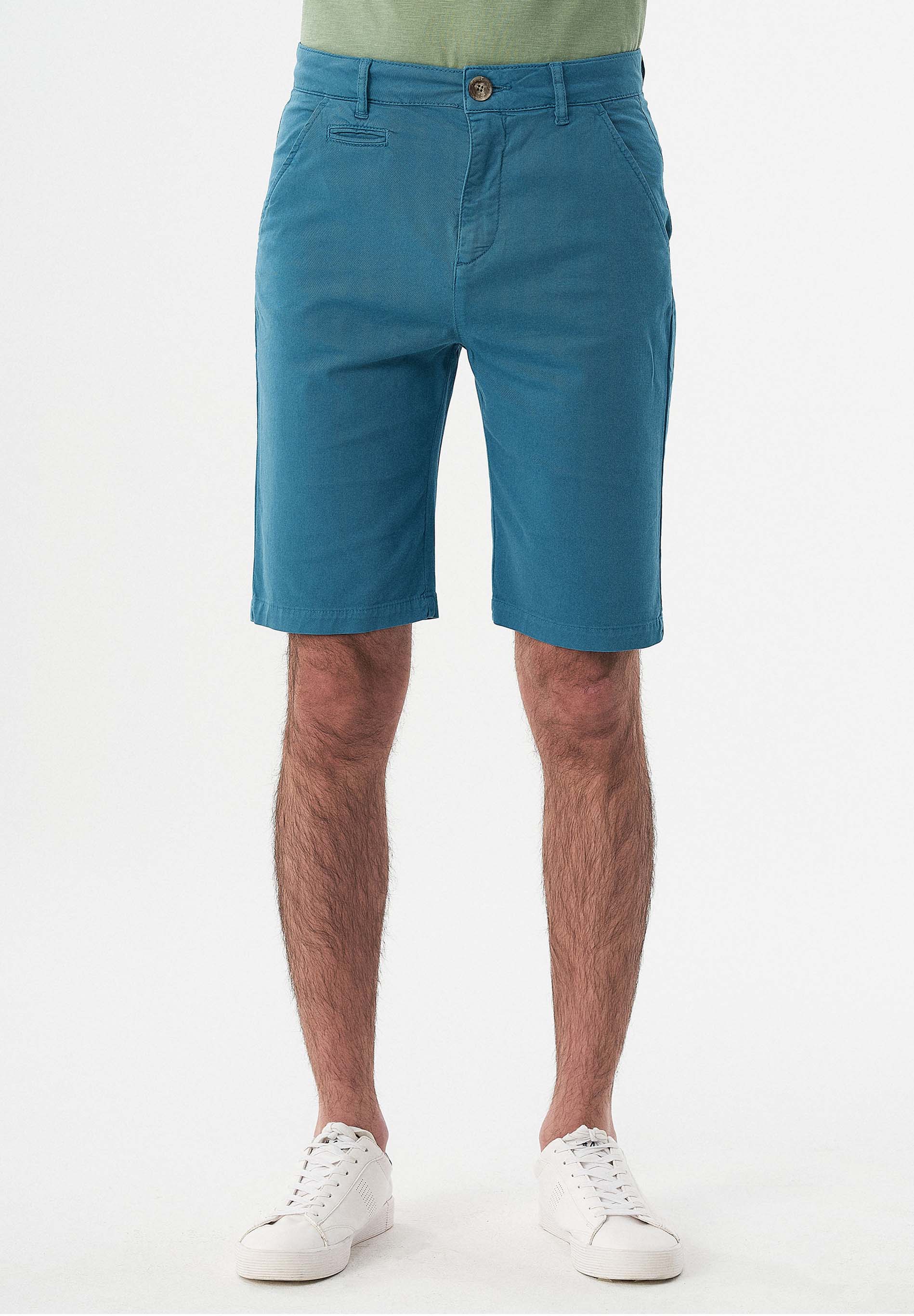 Slim Chino-Shorts aus Bio-Baumwolle