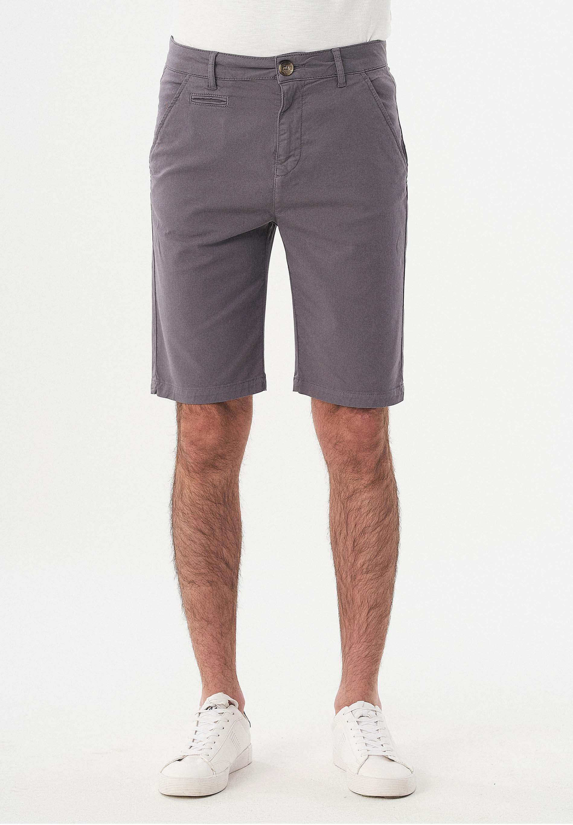 Slim Chino-Shorts aus Bio-Baumwolle