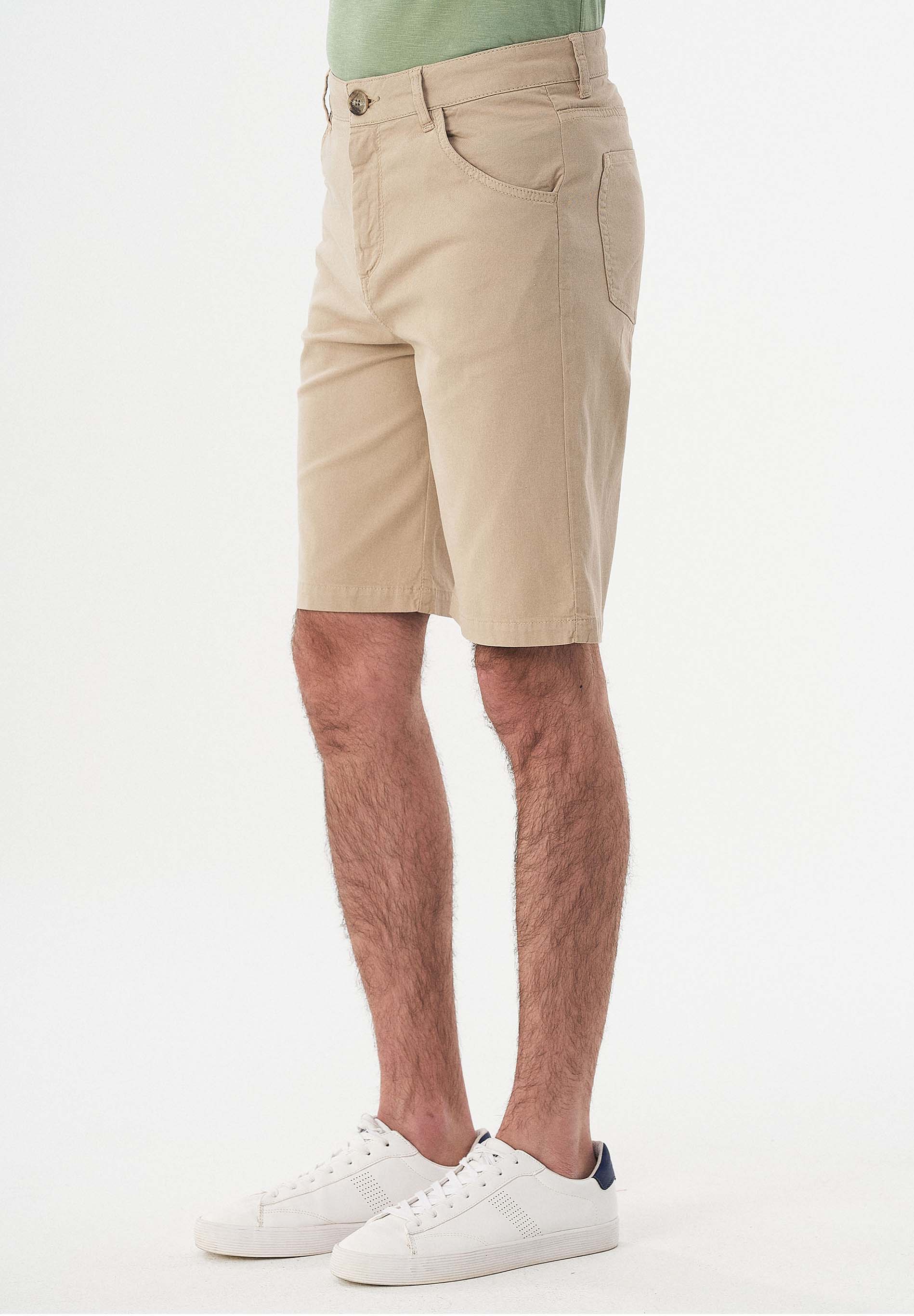 Five-Pocket-Shorts aus Bio-Baumwolle