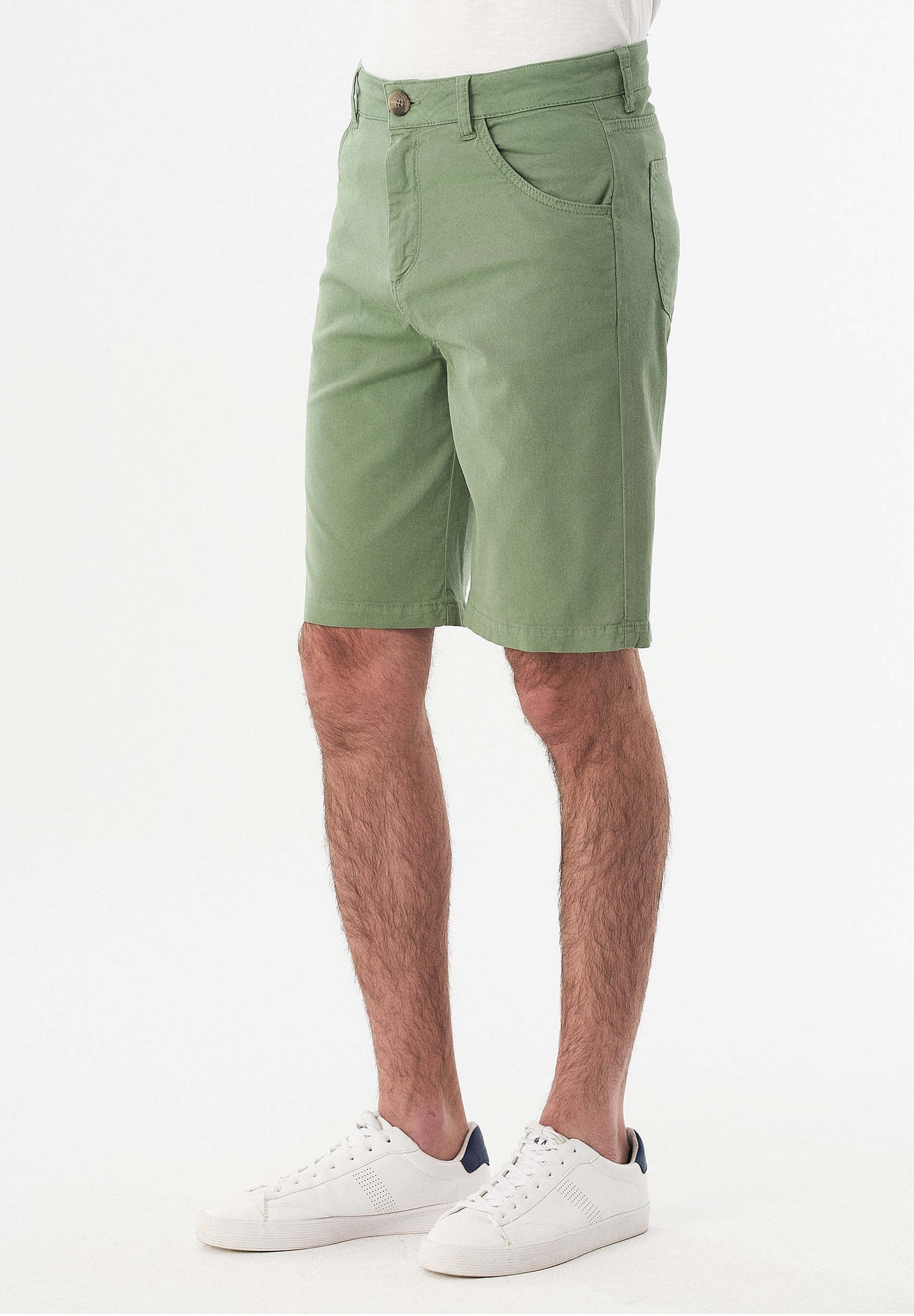 Five-Pocket-Shorts aus Bio-Baumwolle