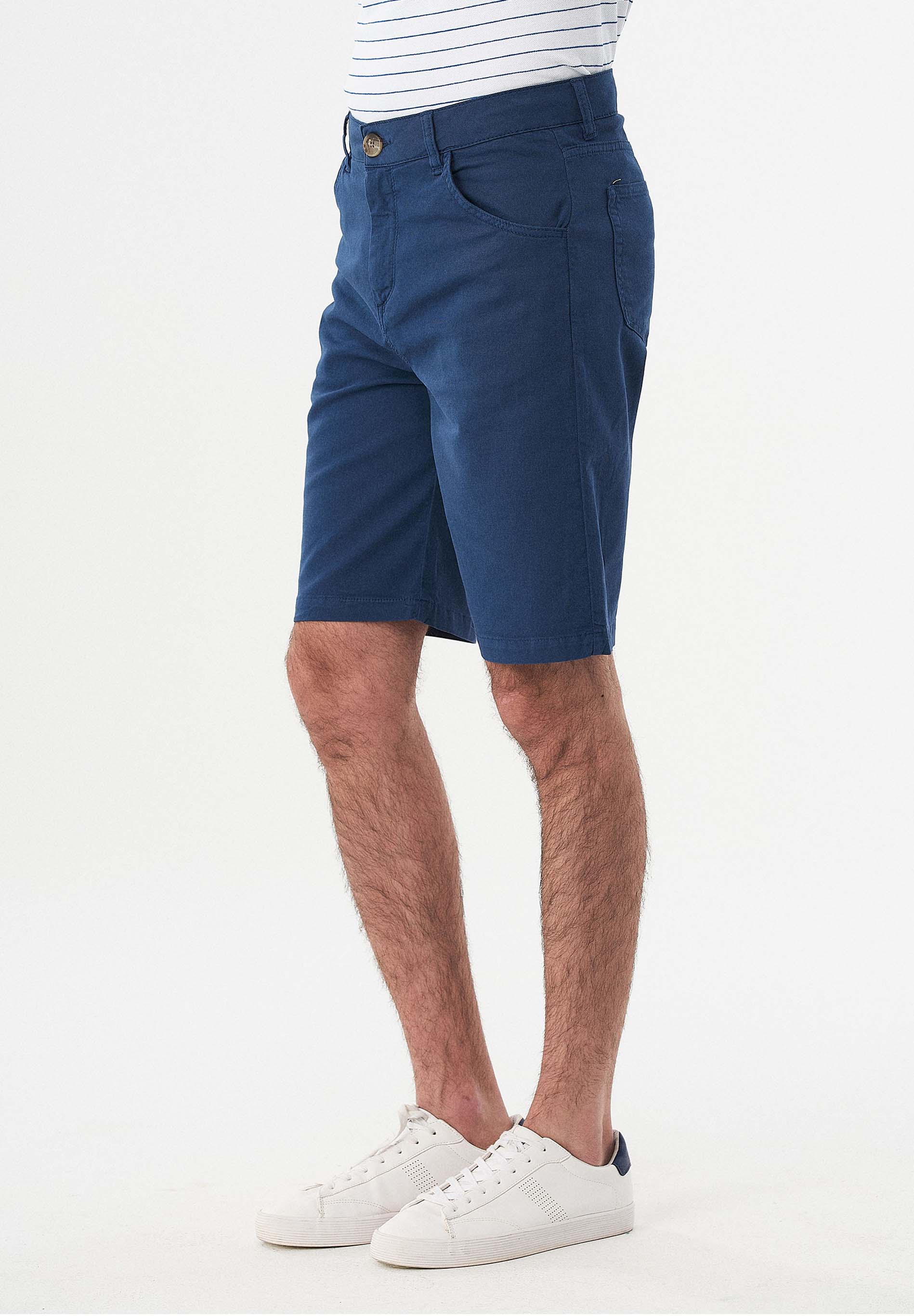 Five-Pocket-Shorts aus Bio-Baumwolle