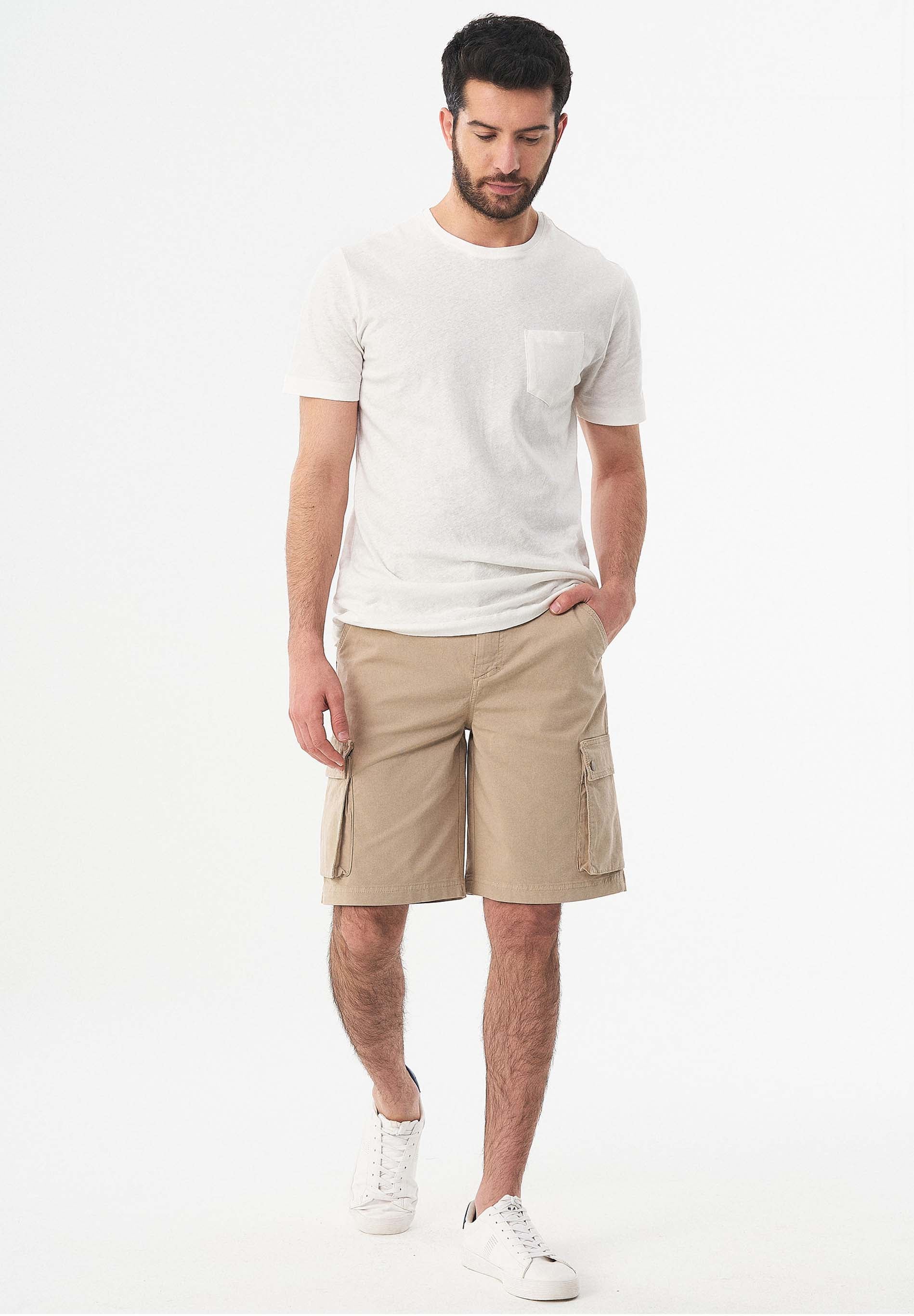 Cargo-Shorts aus Bio-Baumwolle