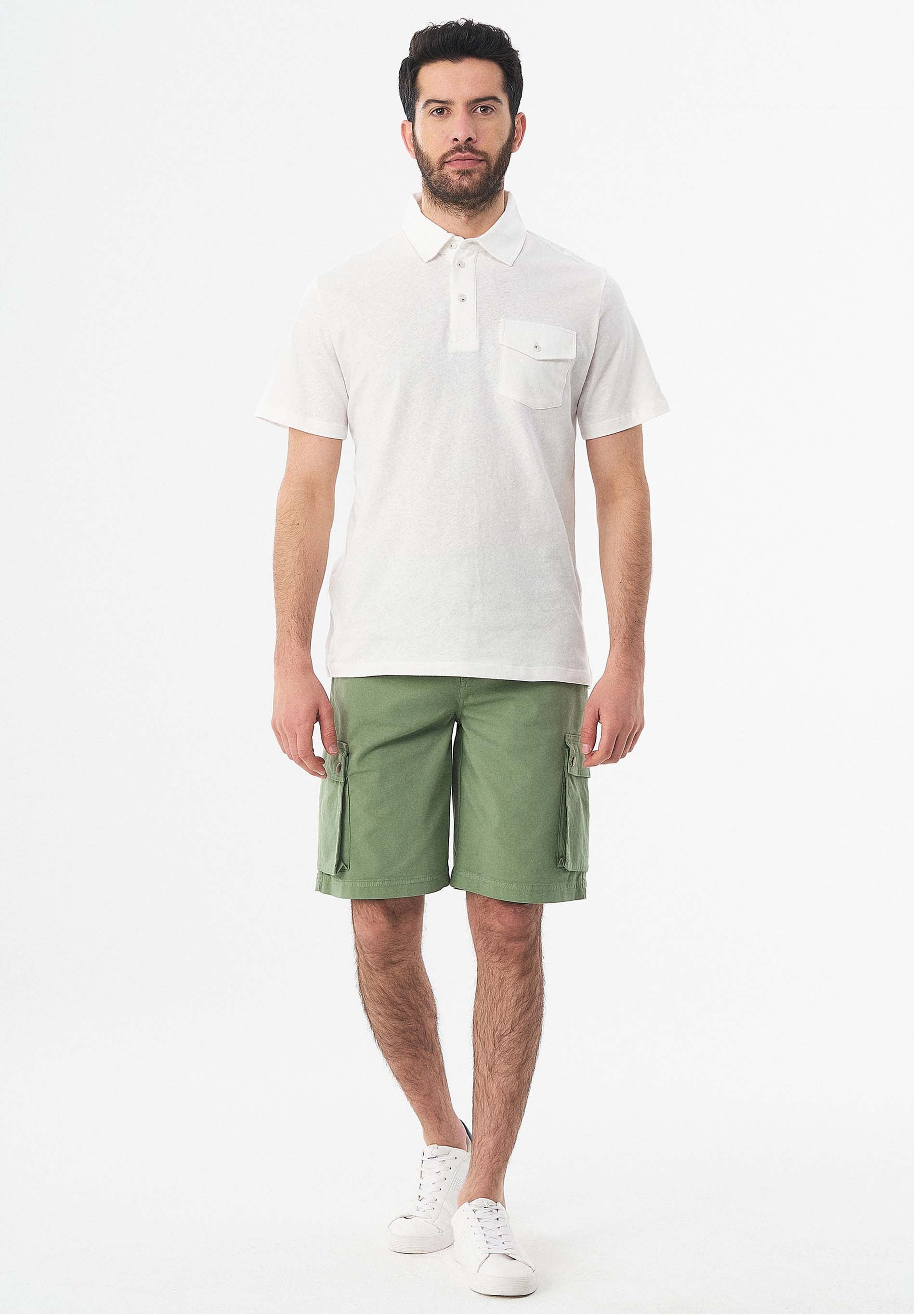 Cargo-Shorts aus Bio-Baumwolle