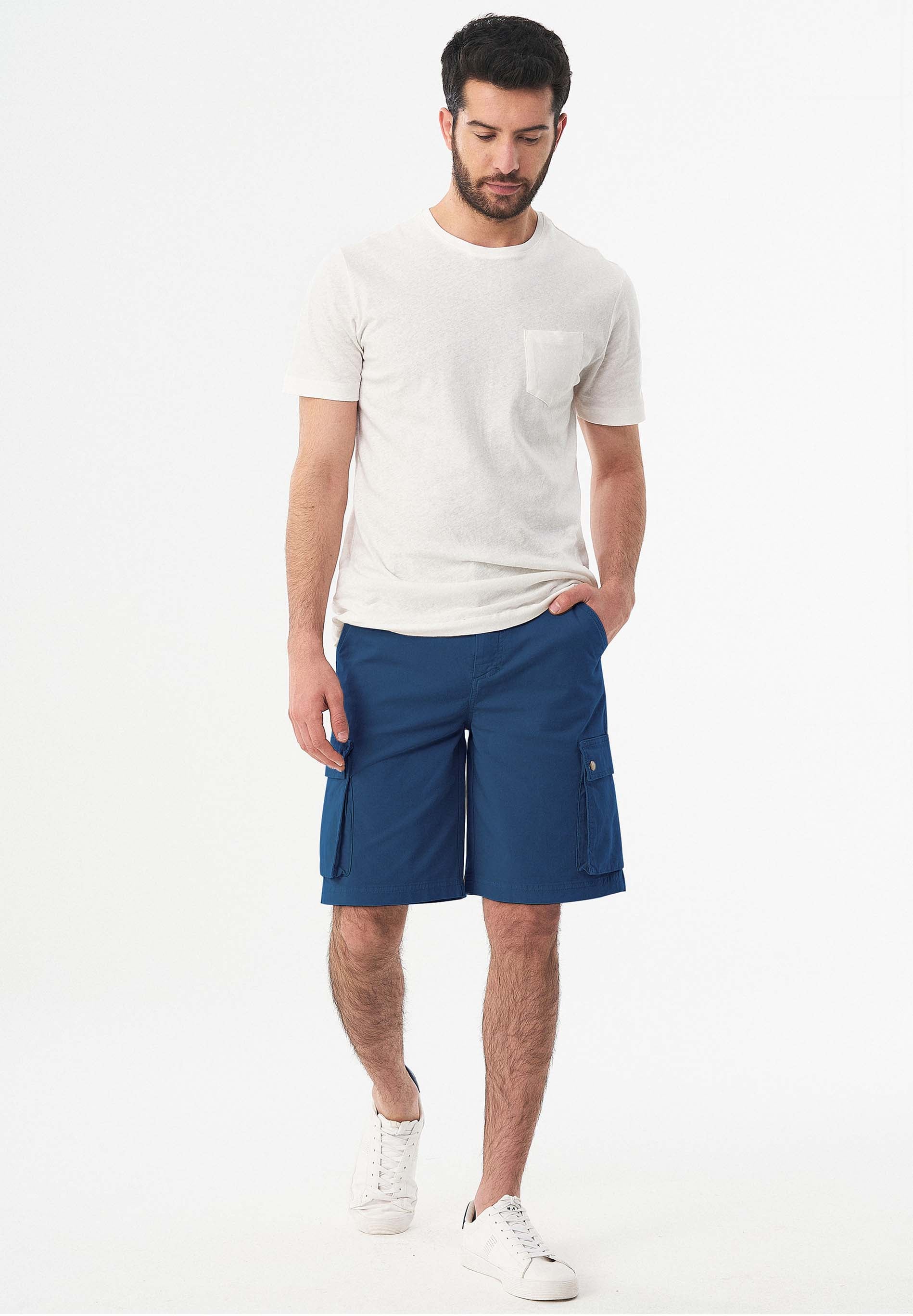 Cargo-Shorts aus Bio-Baumwolle