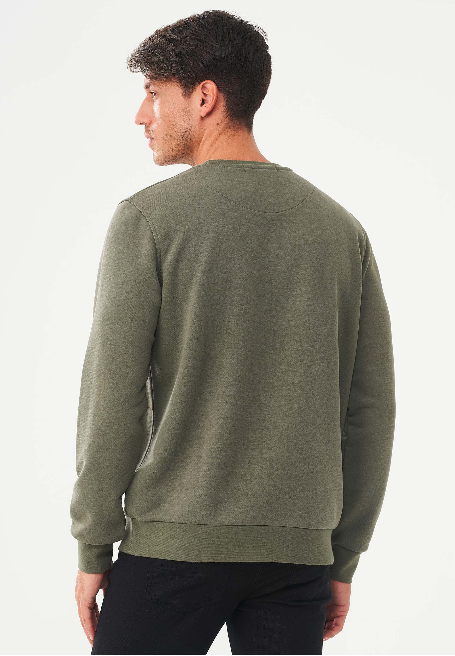 Sweatshirt aus Bio-Baumwolle & Modal mit recyceltem Polyester