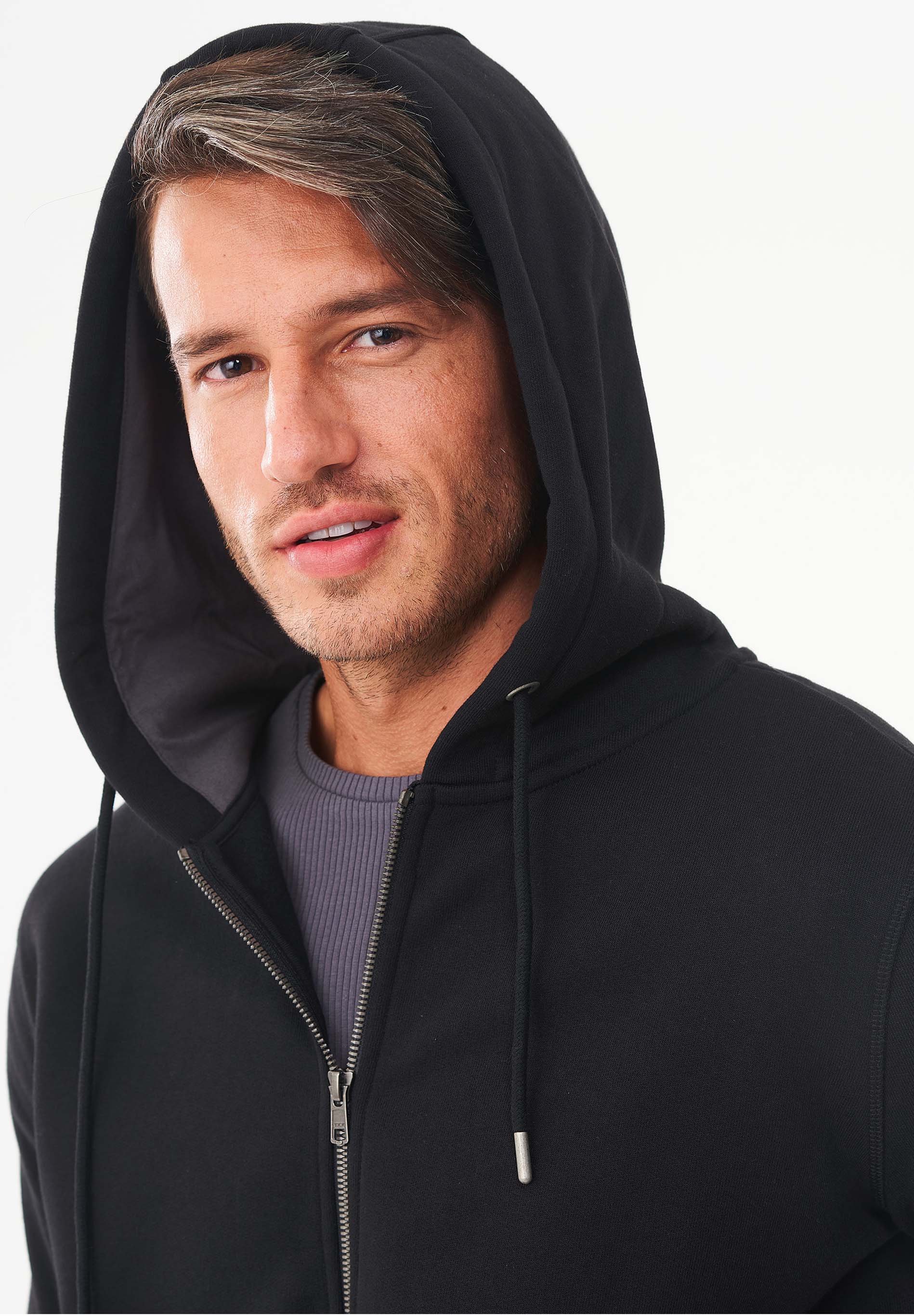 Sweatjacke aus Bio-Baumwolle