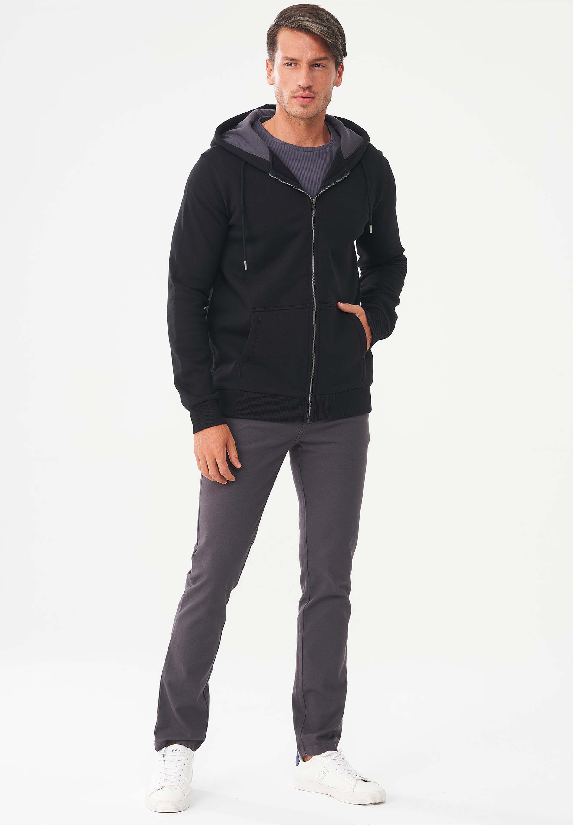 Sweatjacke aus Bio-Baumwolle