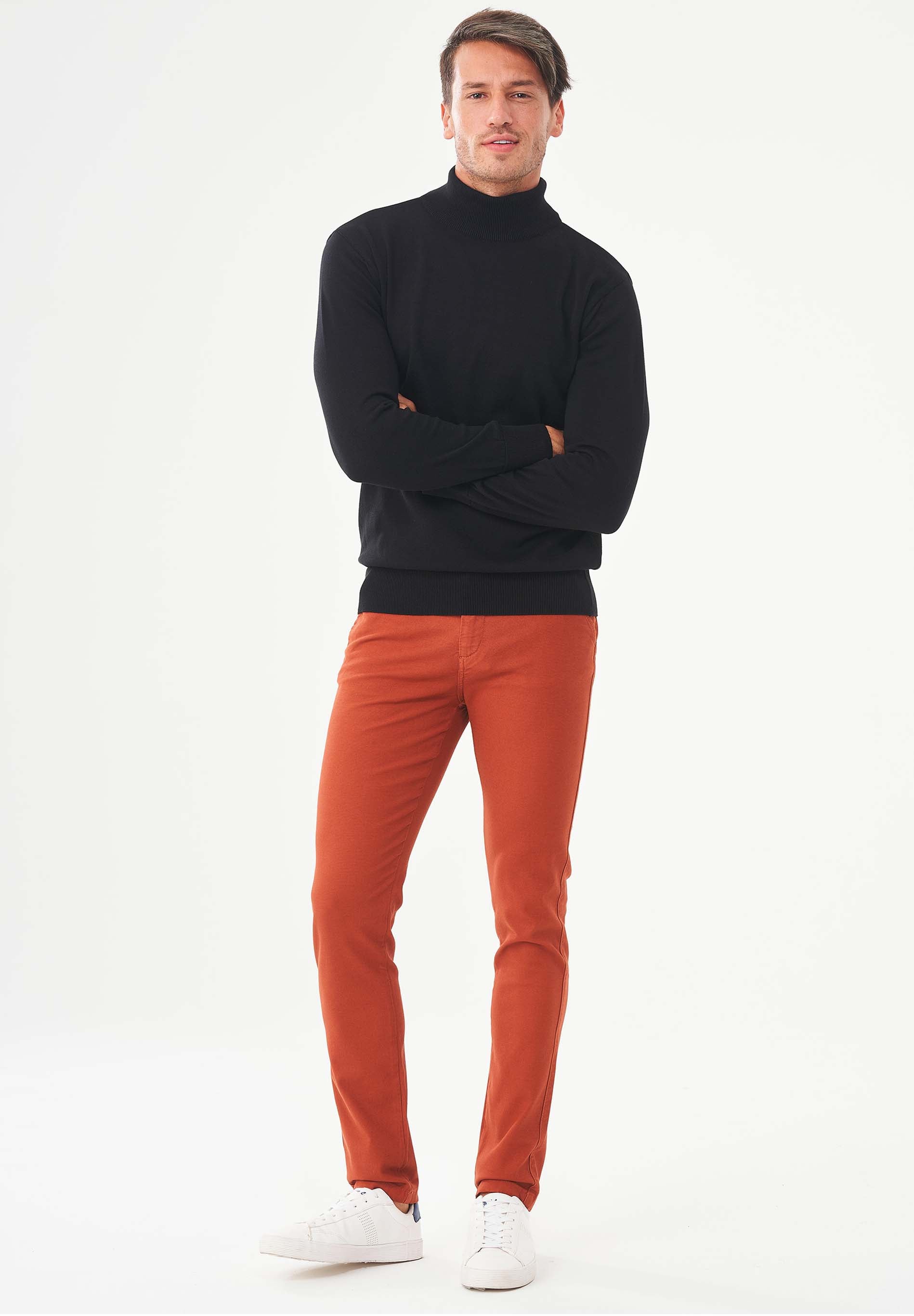 Slim Chino-Hose aus Bio-Baumwolle