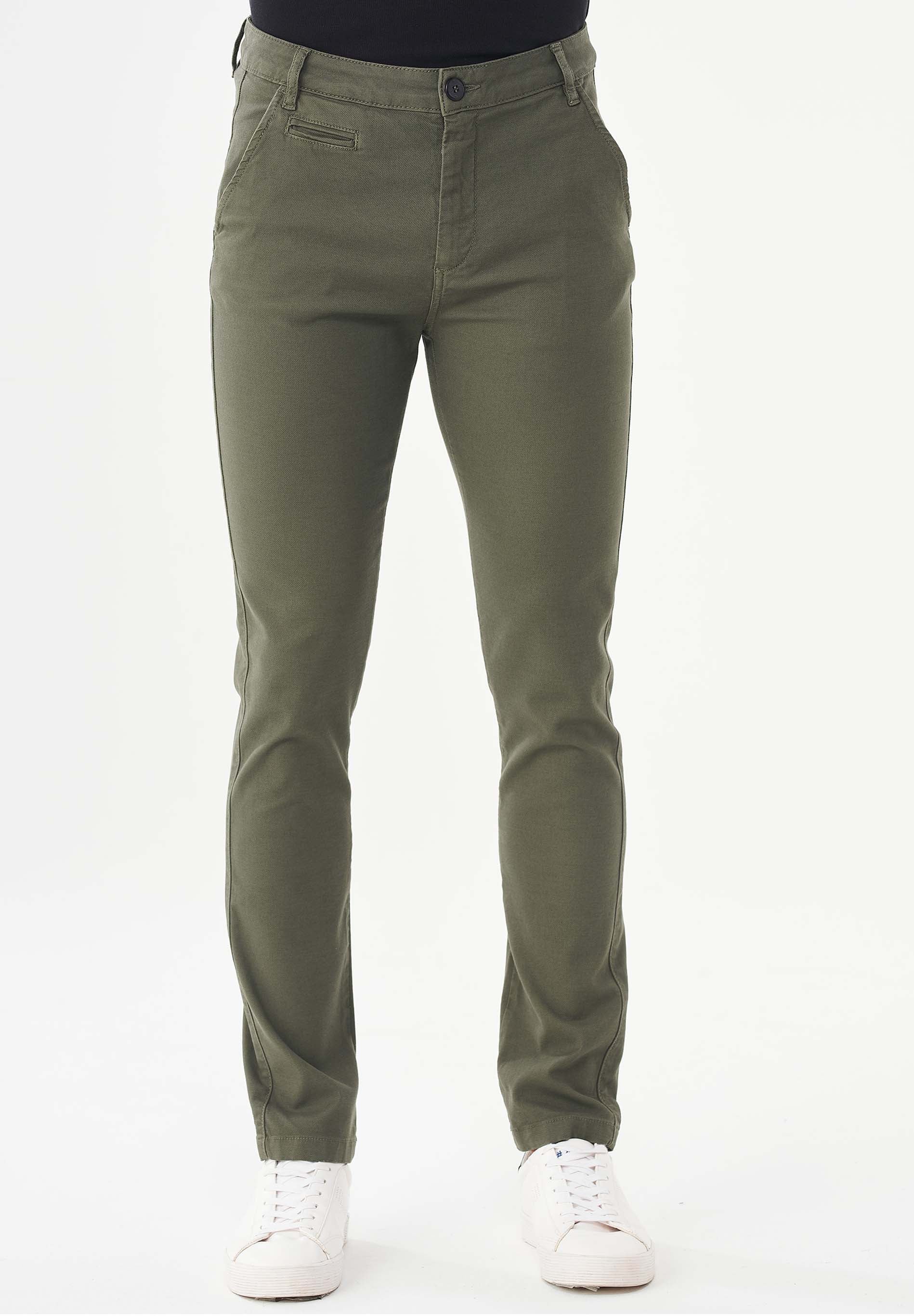 Slim Chino-Hose aus Bio-Baumwolle