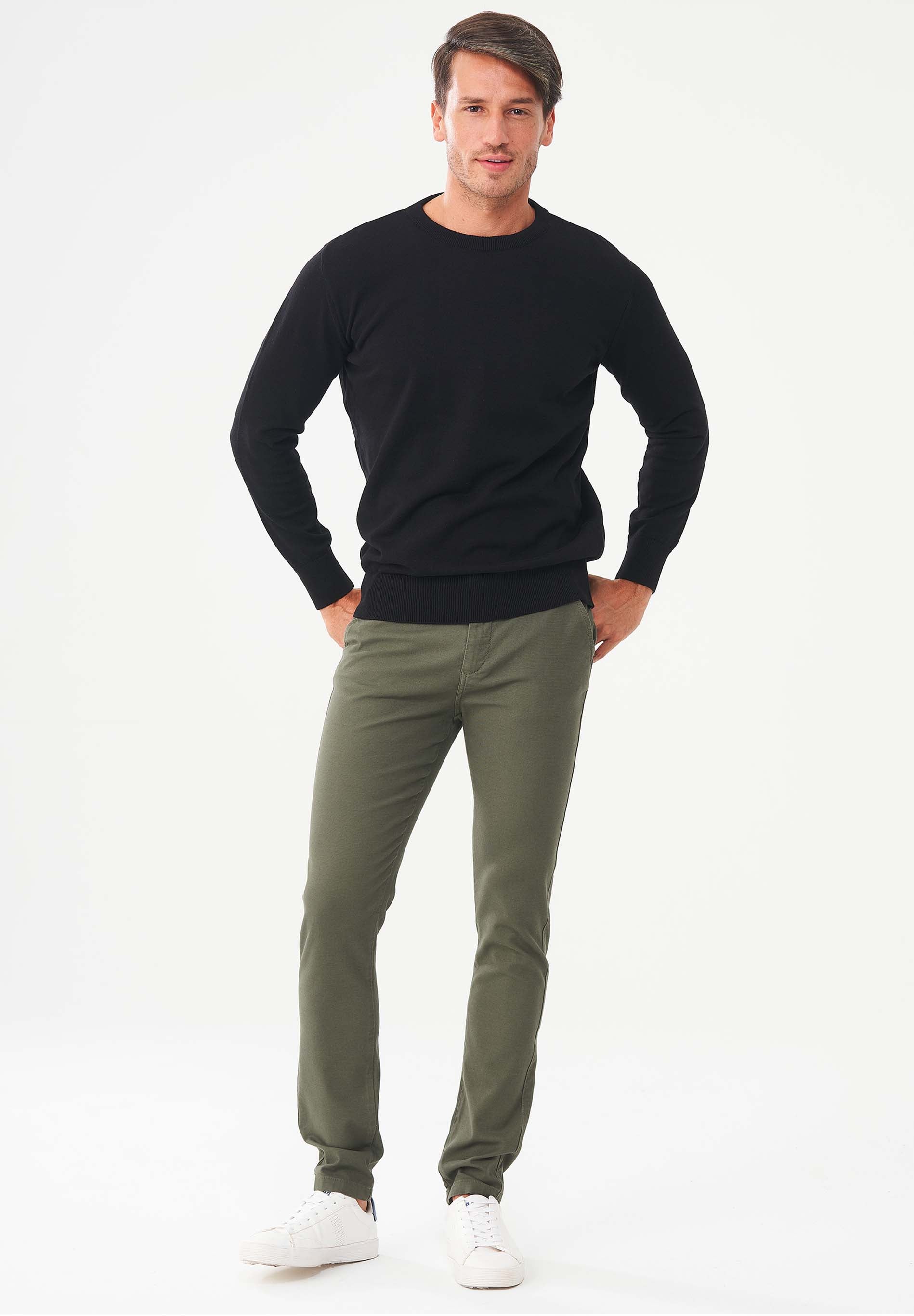 Slim Chino-Hose aus Bio-Baumwolle