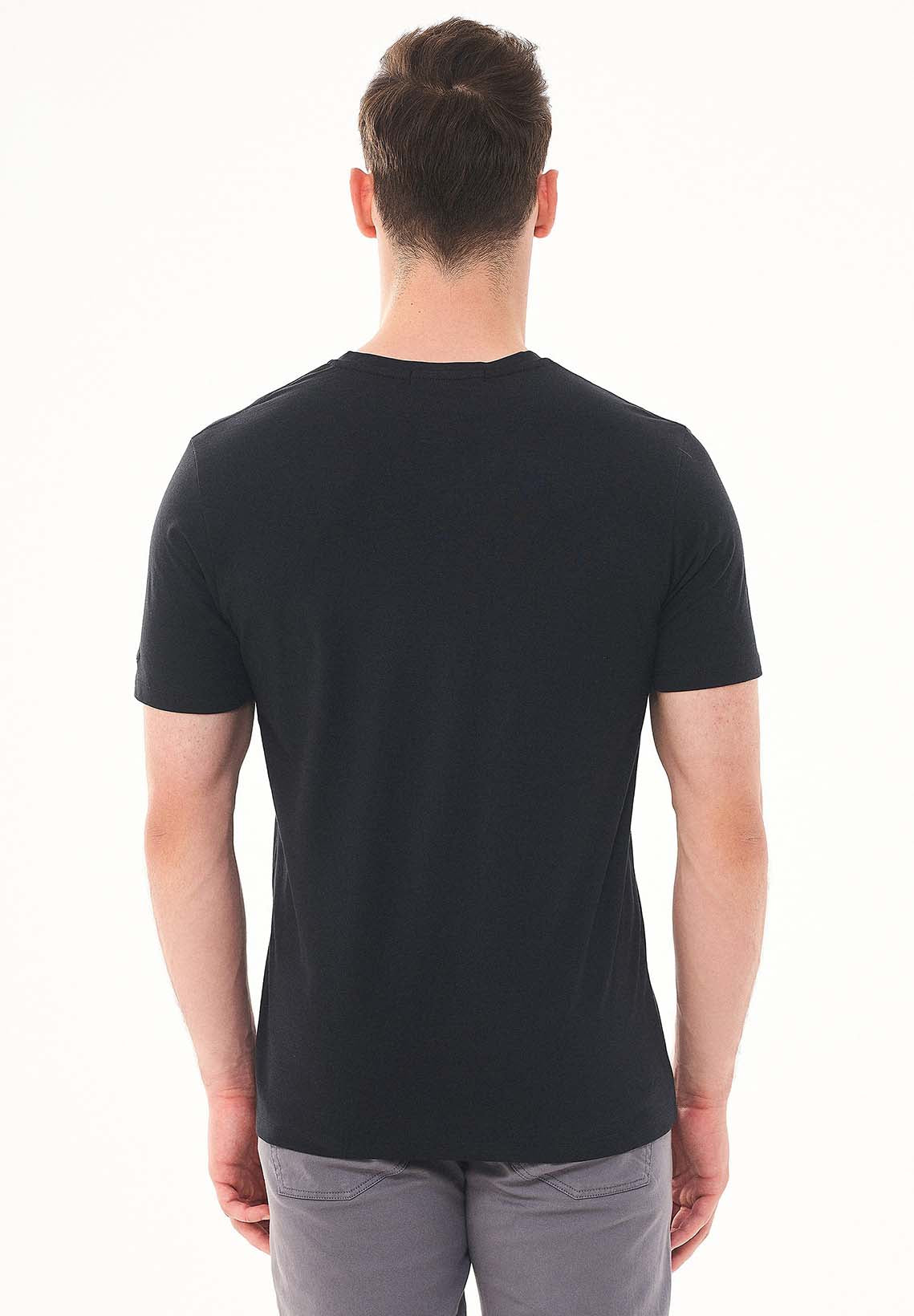 T-Shirt aus Bio-Baumwolle mit Kompass-Print