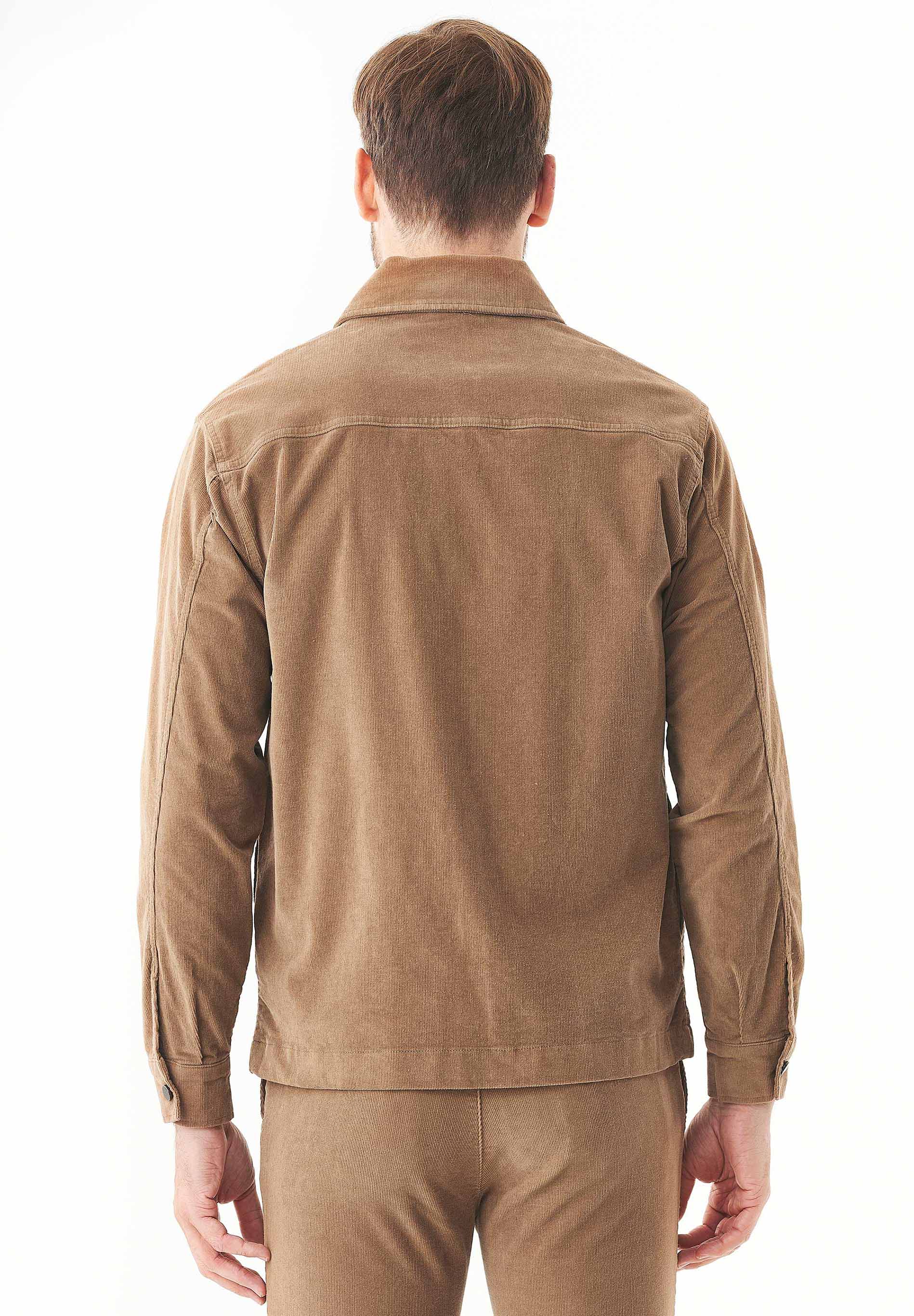 Full Zip Cord Overshirt aus Bio-Baumwolle