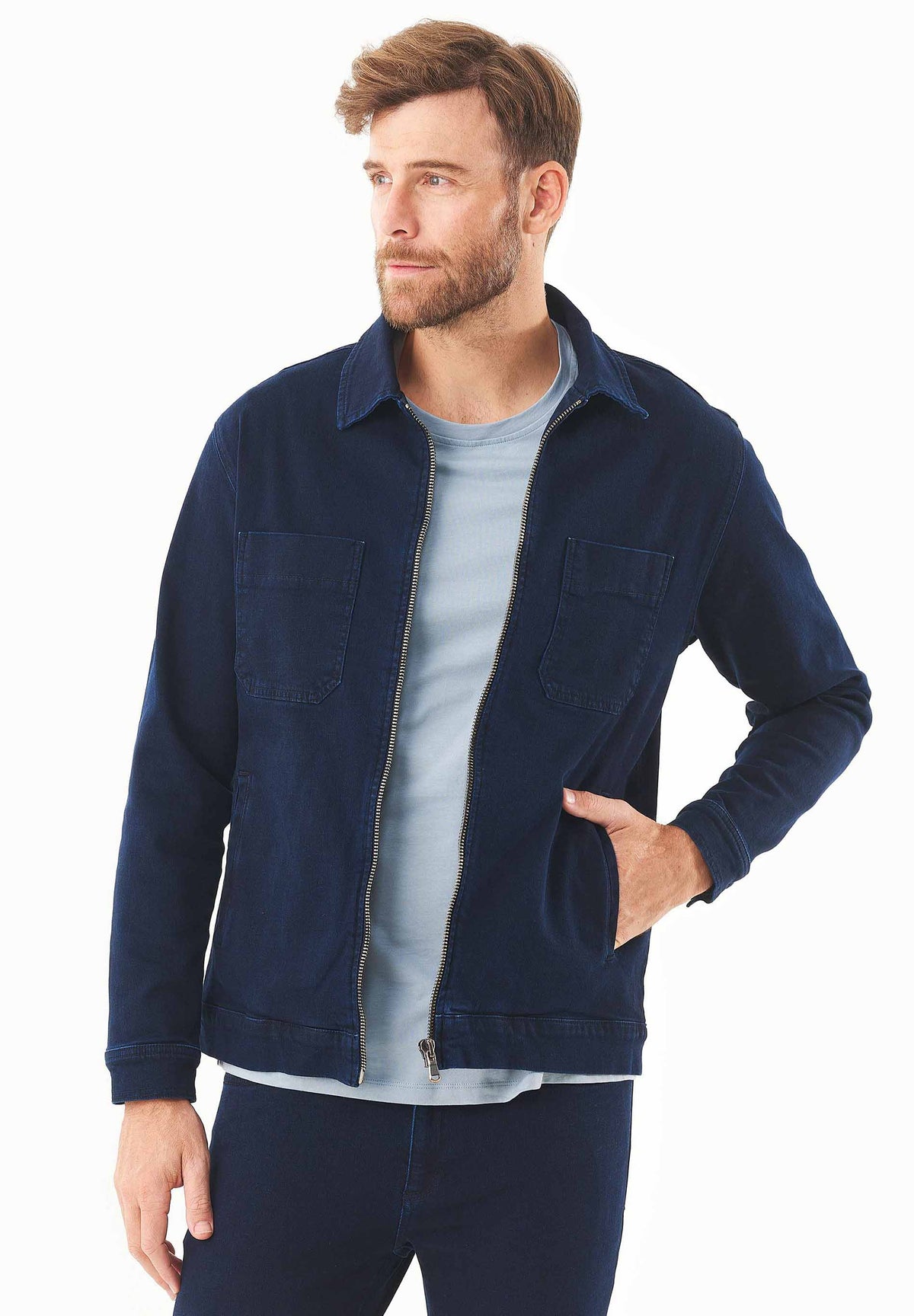 Jeansjacke aus Bio-Baumwolle