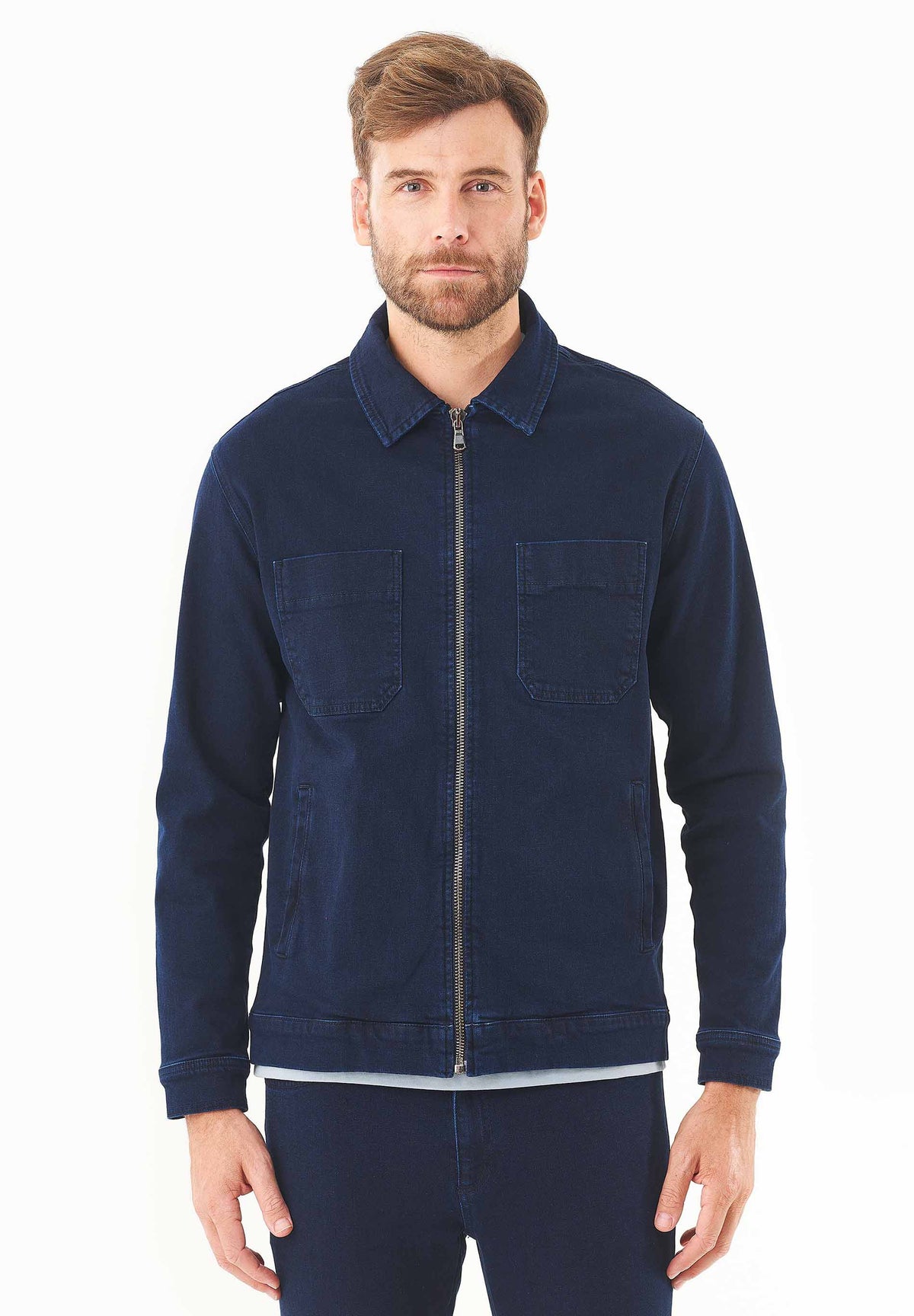 Jeansjacke aus Bio-Baumwolle – Ansicht 2