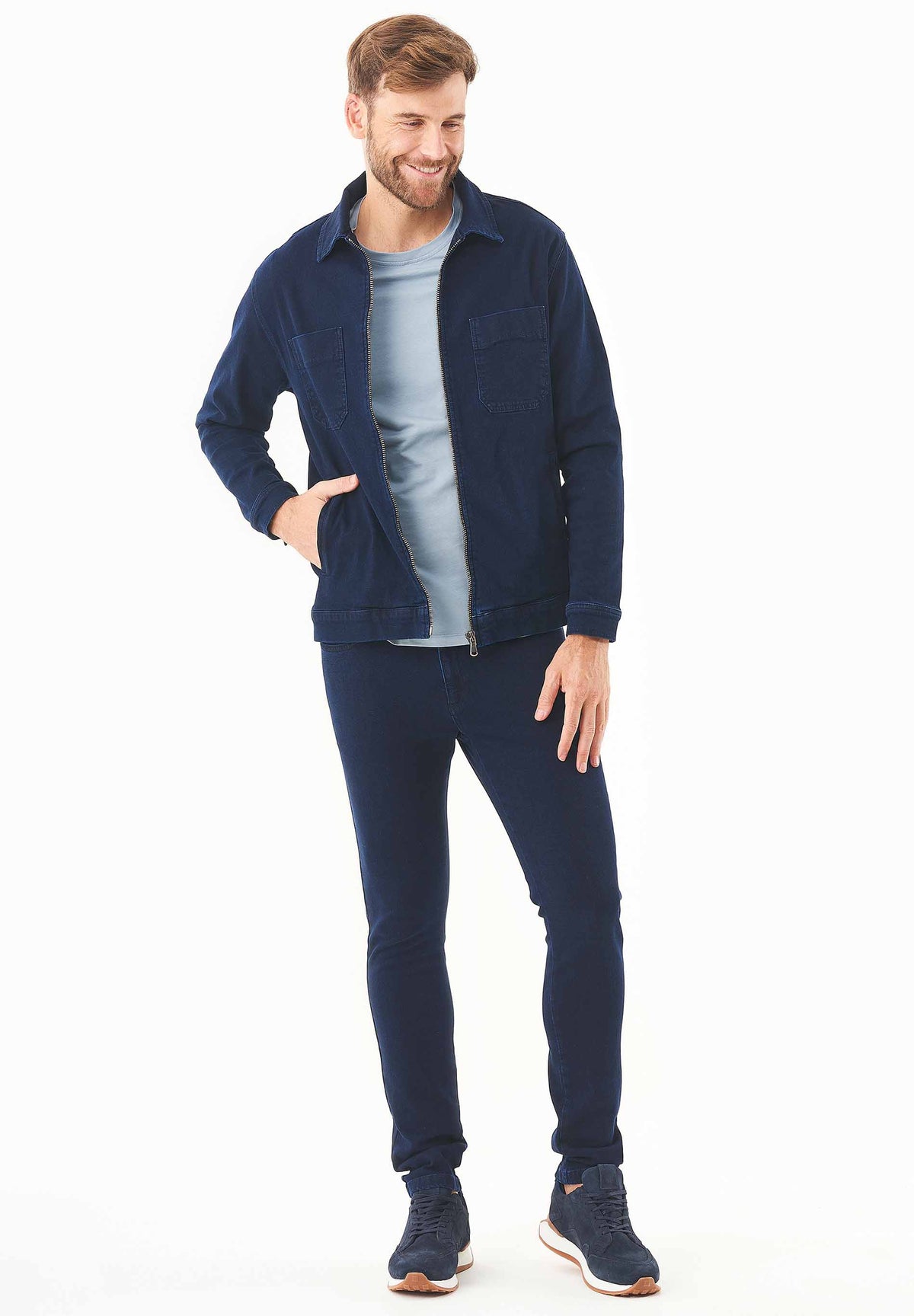 Jeansjacke aus Bio-Baumwolle – Ansicht 3