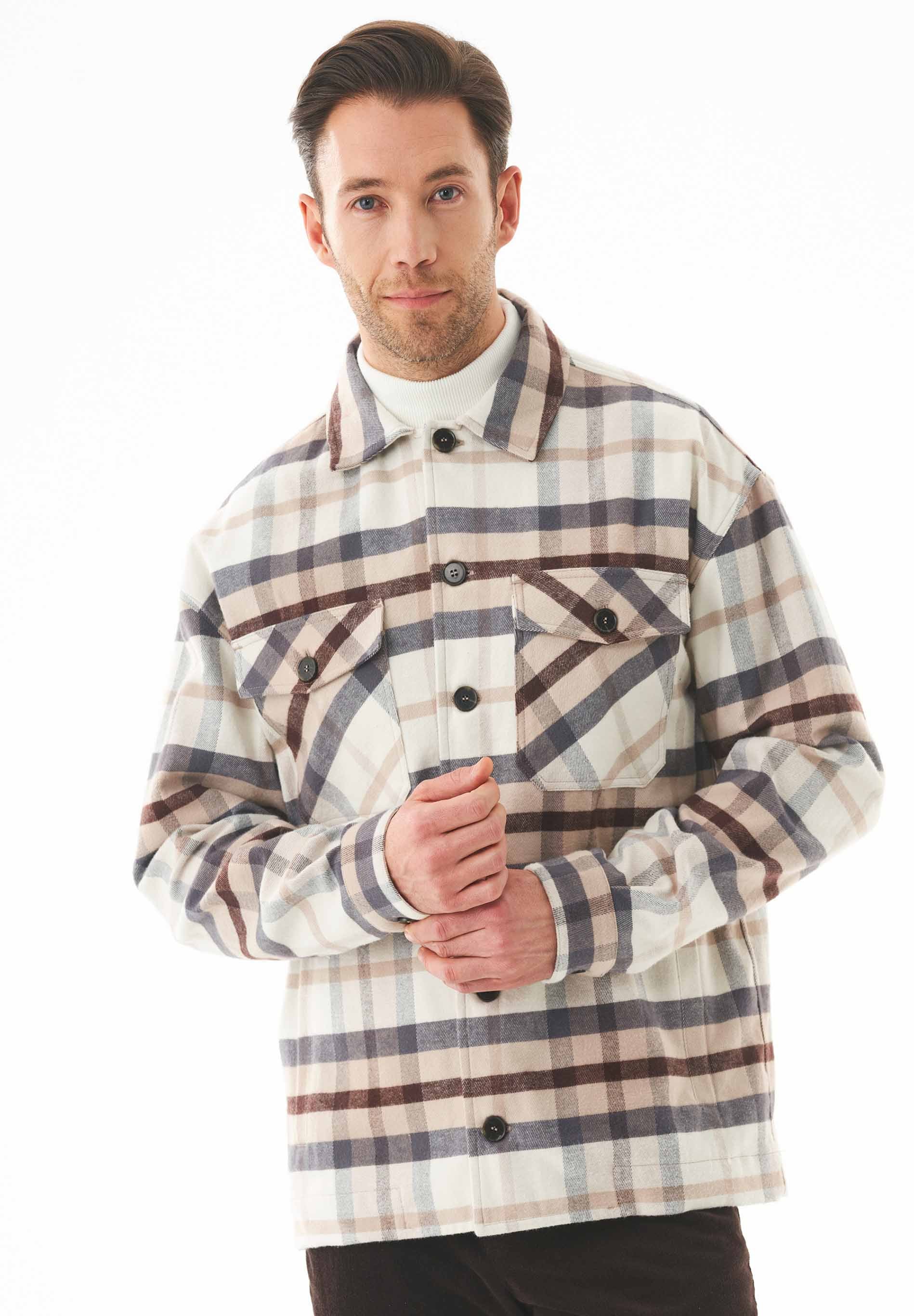 Flanell Overshirt aus Bio-Baumwolle