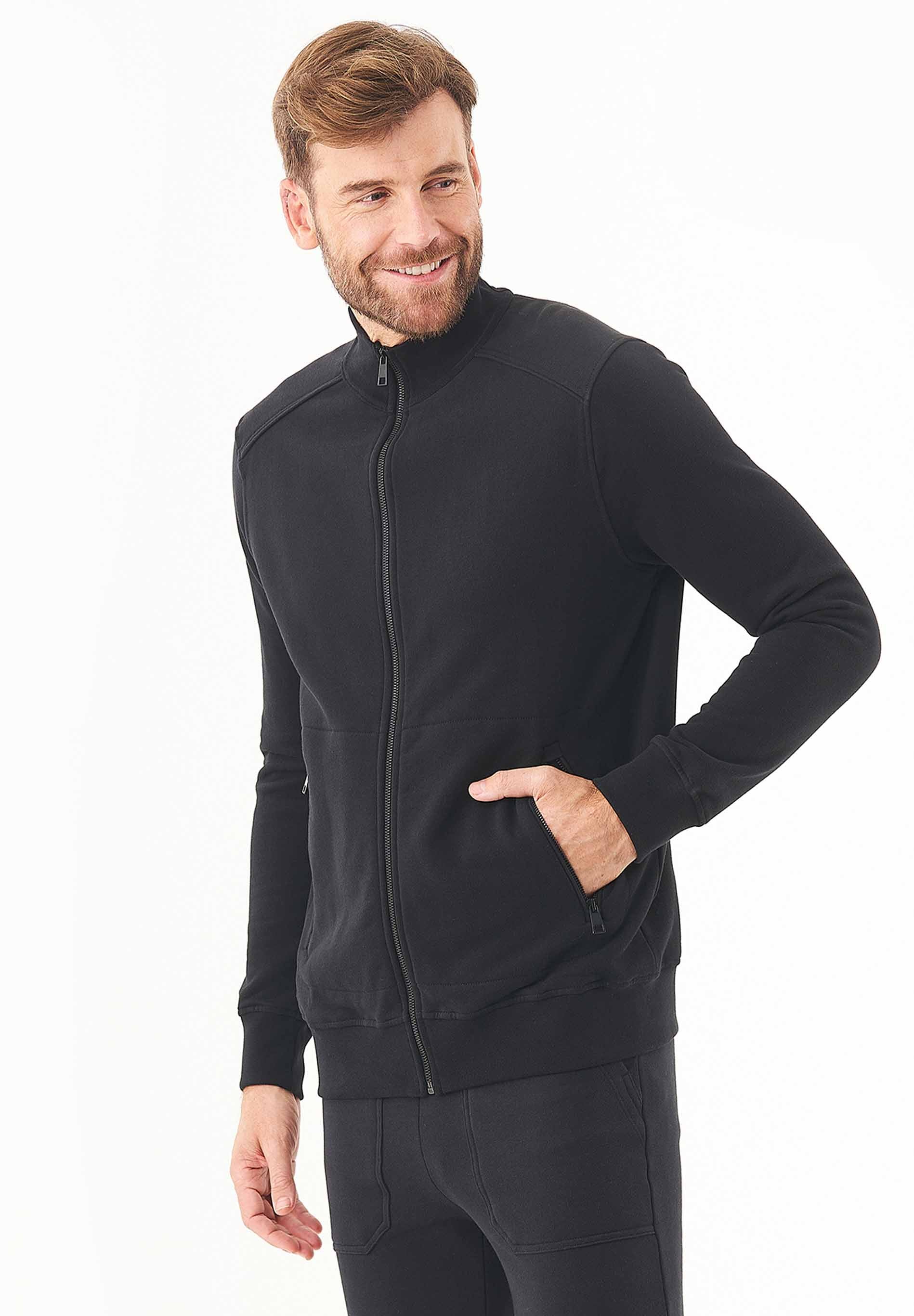 Soft Touch Sweatjacke aus Bio-Baumwolle