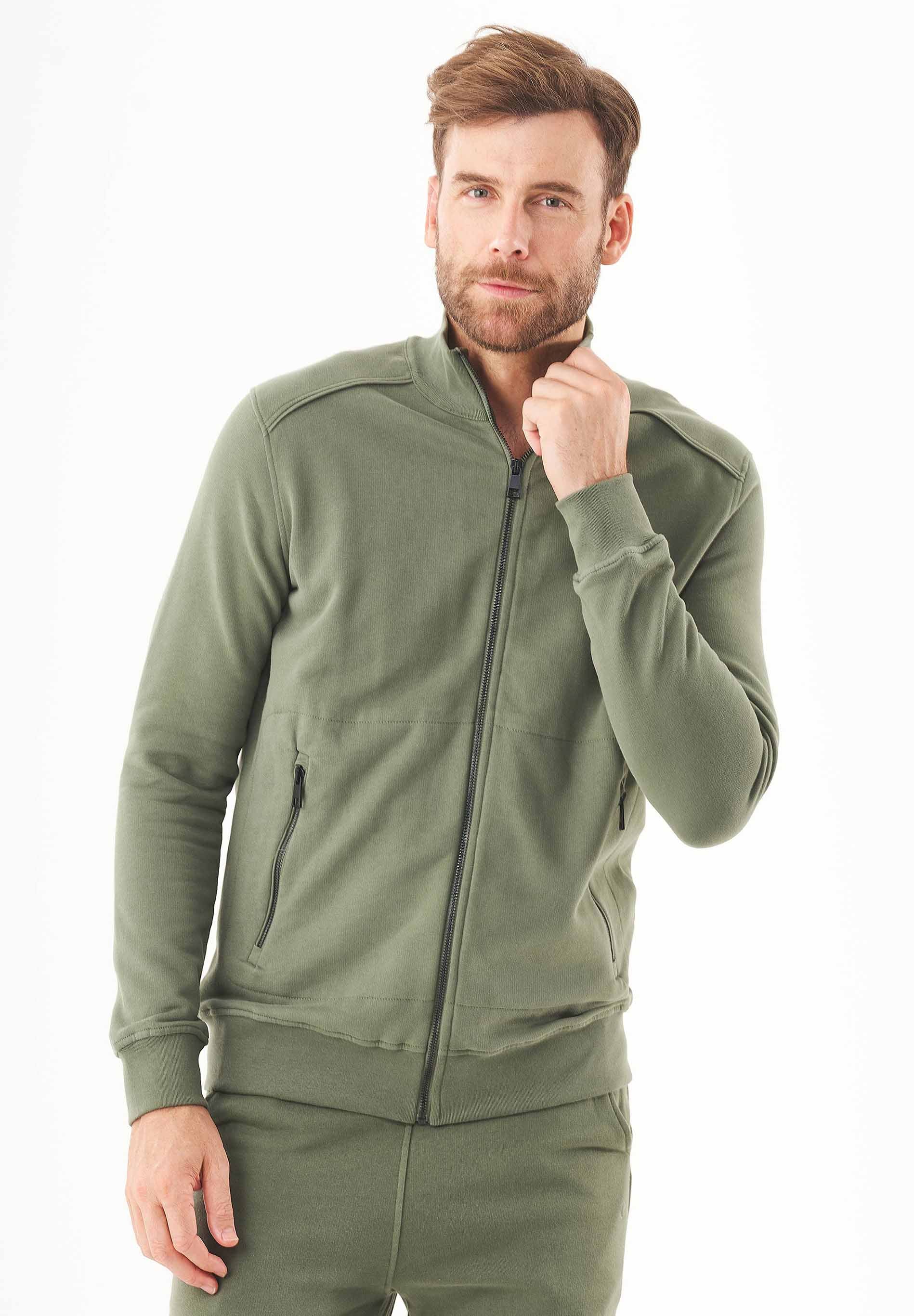 Soft Touch Sweatjacke aus Bio-Baumwolle