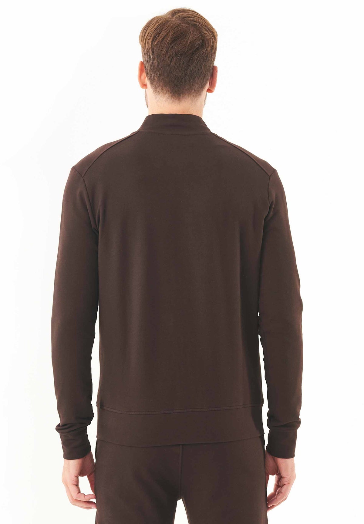 Sweatjacke aus Bio-Baumwolle – Ansicht 4