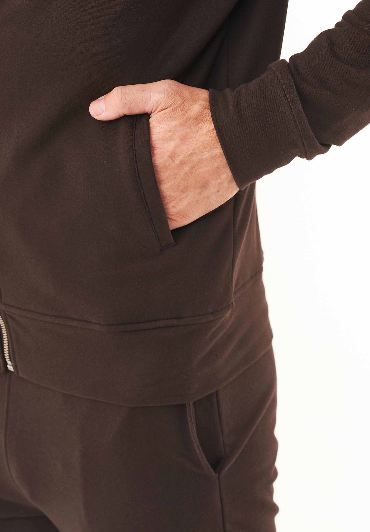 Sweatjacke aus Bio-Baumwolle – Ansicht 6